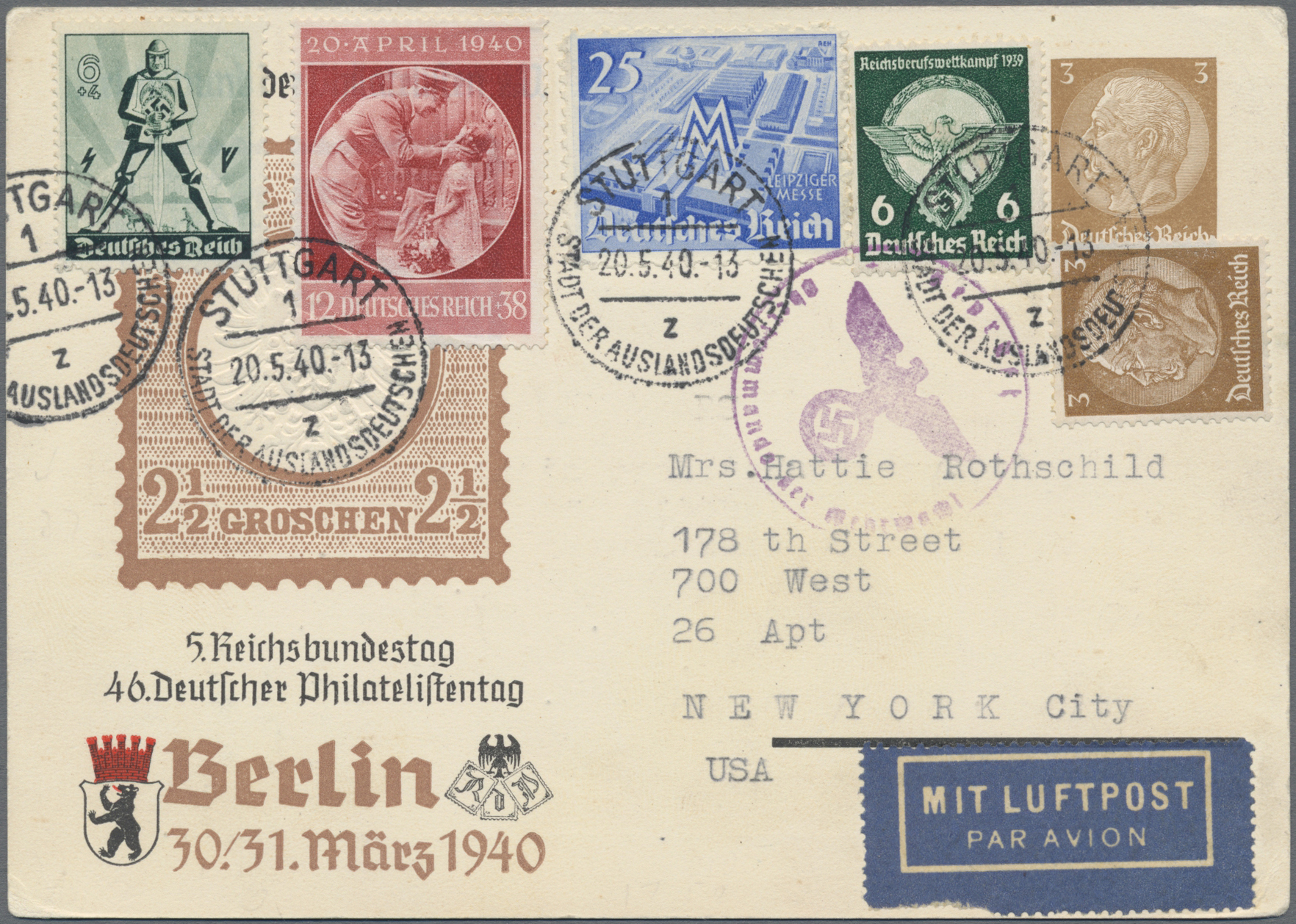 Stamp Auction Deutsches Reich Ganzsachen 53rd AUCTION Day 5