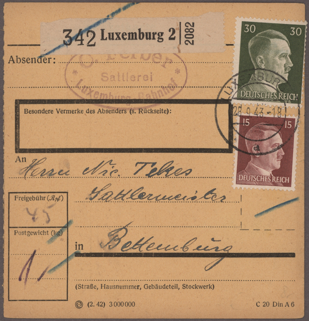 Lot 17370 - Deutsches Reich - 3. Reich  -  Auktionshaus Christoph Gärtner GmbH & Co. KG 52nd Auction - Day 6