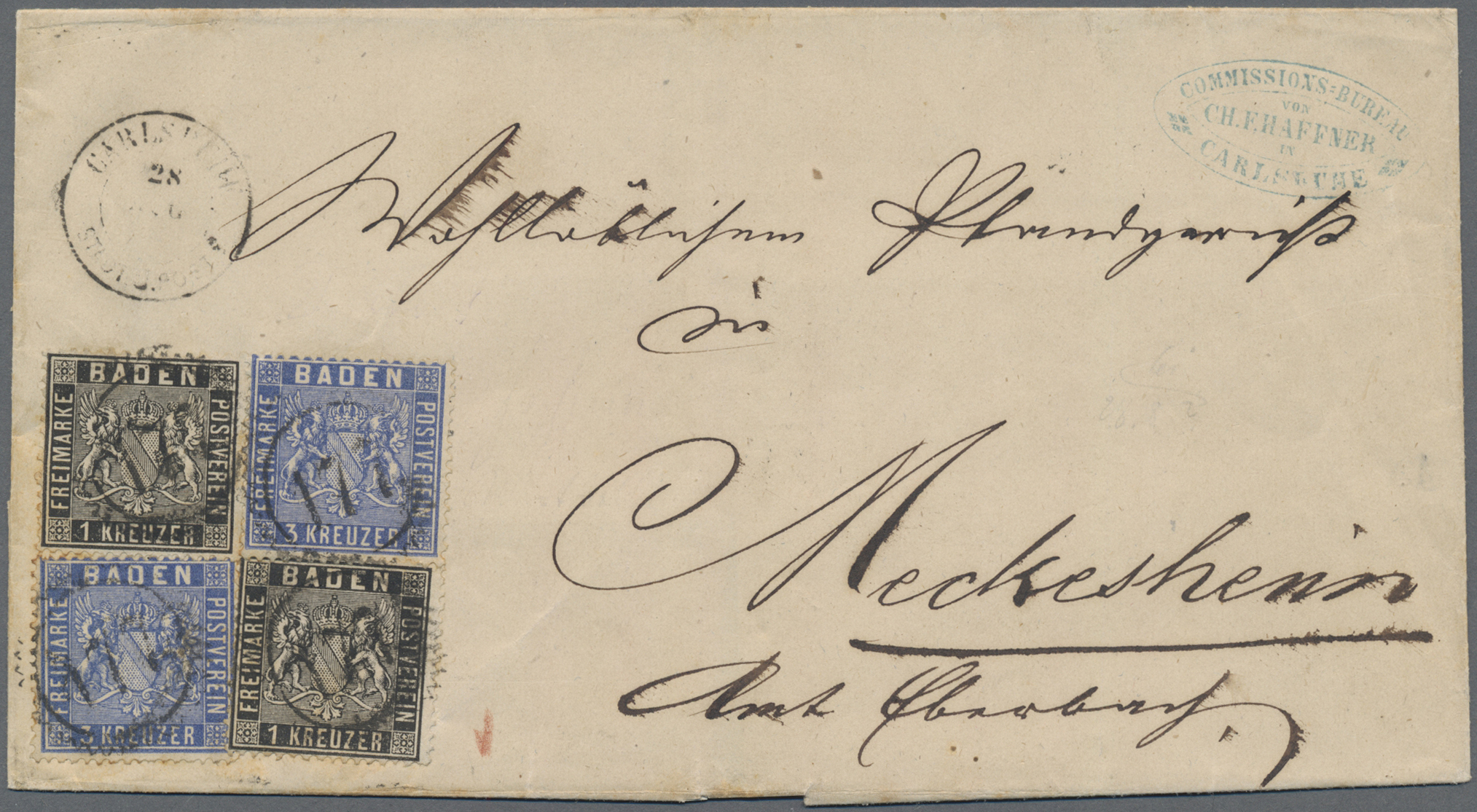Lot 00108 - Baden - Marken und Briefe - Auktionshaus Christoph Gärtner GmbH & Co. KG Intenational Rarities and contains lots from the collection of Peter Zgonc Lot 00108 - Baden - Marken und Briefe - Auktionshaus Christoph Gärtner GmbH & Co. KG Intenational Rarities and contains lots from the collection of Peter Zgonc