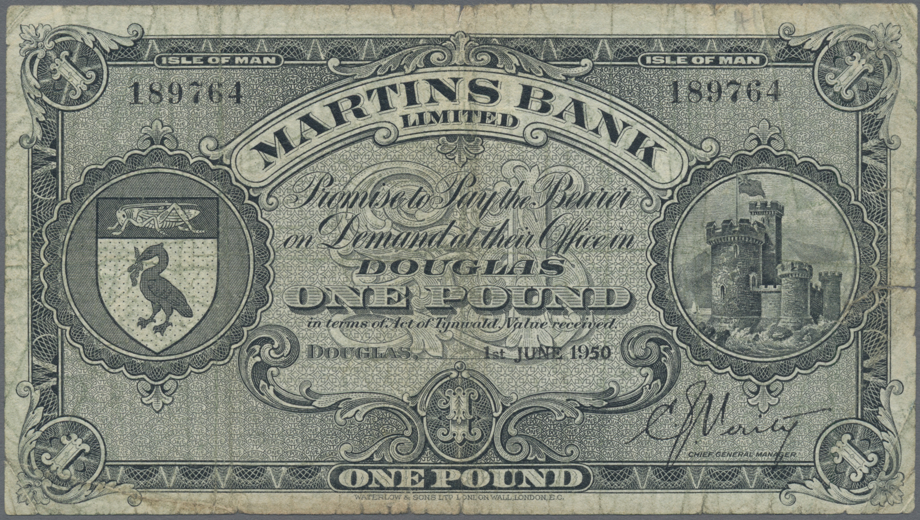 Lot 01377 - Isle of Man | Banknoten  -  Auktionshaus Christoph Gärtner GmbH & Co. KG 58th AUCTION - Day 1