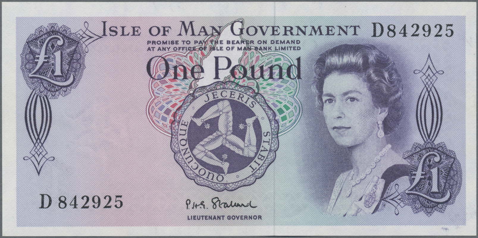 Lot 01380 - Isle of Man | Banknoten  -  Auktionshaus Christoph Gärtner GmbH & Co. KG 58th AUCTION - Day 1