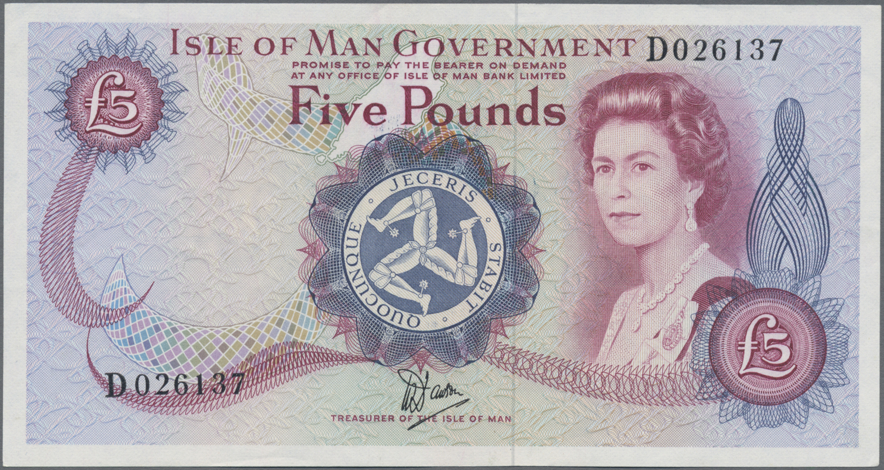 Lot 01381 - Isle of Man | Banknoten  -  Auktionshaus Christoph Gärtner GmbH & Co. KG 58th AUCTION - Day 1