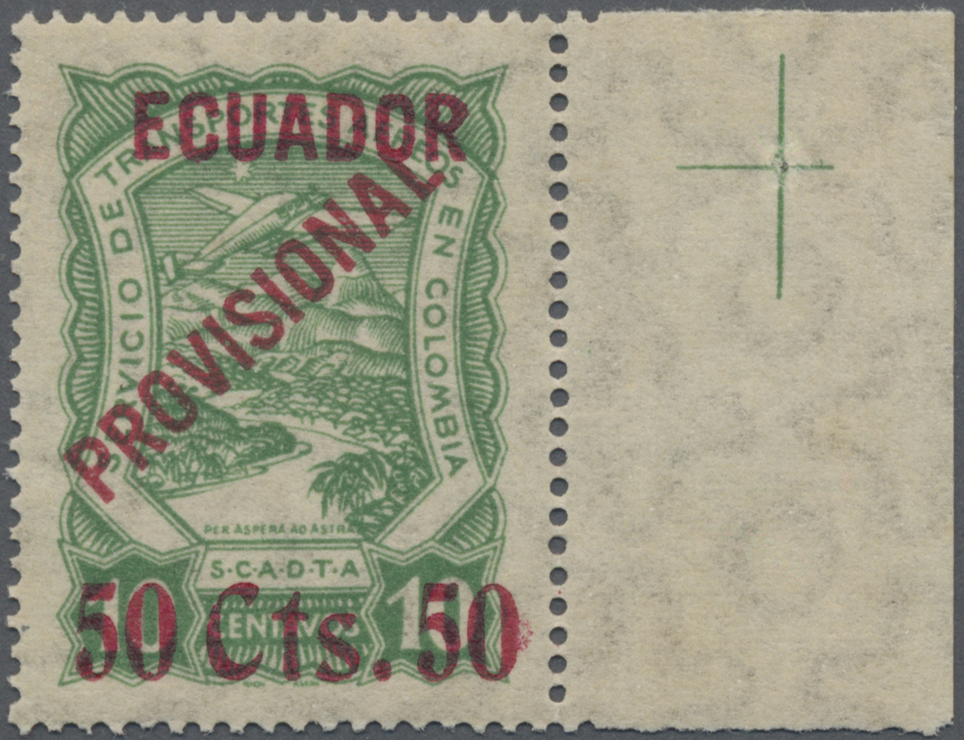 Lot 03109 - SCADTA - Ausgaben für Ecuador - Auktionshaus Christoph Gärtner GmbH & Co. KG 55th AUCTION - Day 2 Lot 03109 - SCADTA - Ausgaben für Ecuador - Auktionshaus Christoph Gärtner GmbH & Co. KG 55th AUCTION - Day 2