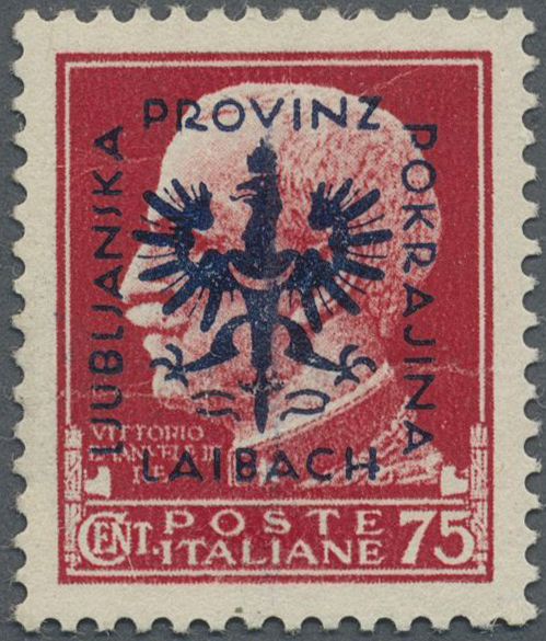 Lot 1652 - Dt. Besetzung II WK - Laibach - Auction #211 Lot 1652 - Dt. Besetzung II WK - Laibach - Auction #211