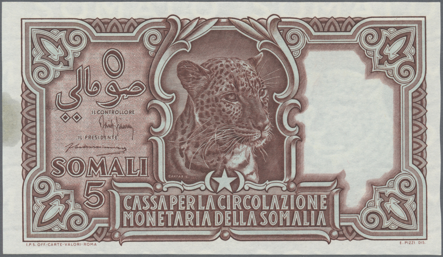 Lot 01397 - Italian Somaliland | Banknoten - Auktionshaus Christoph Gärtner GmbH & Co. KG 58th AUCTION - Day 1 Lot 01397 - Italian Somaliland | Banknoten - Auktionshaus Christoph Gärtner GmbH & Co. KG 58th AUCTION - Day 1