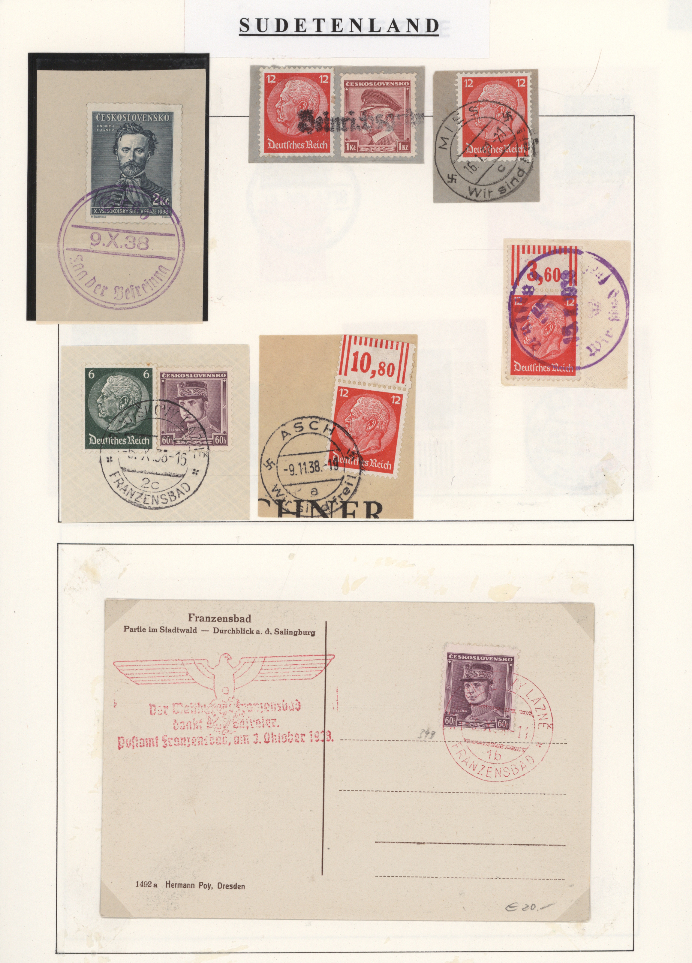 Lot 09029 - sudetenland  -  Auktionshaus Christoph Gärtner GmbH & Co. KG 53rd AUCTION - Day 5, Collections Estates, Germany, Picture Postcards