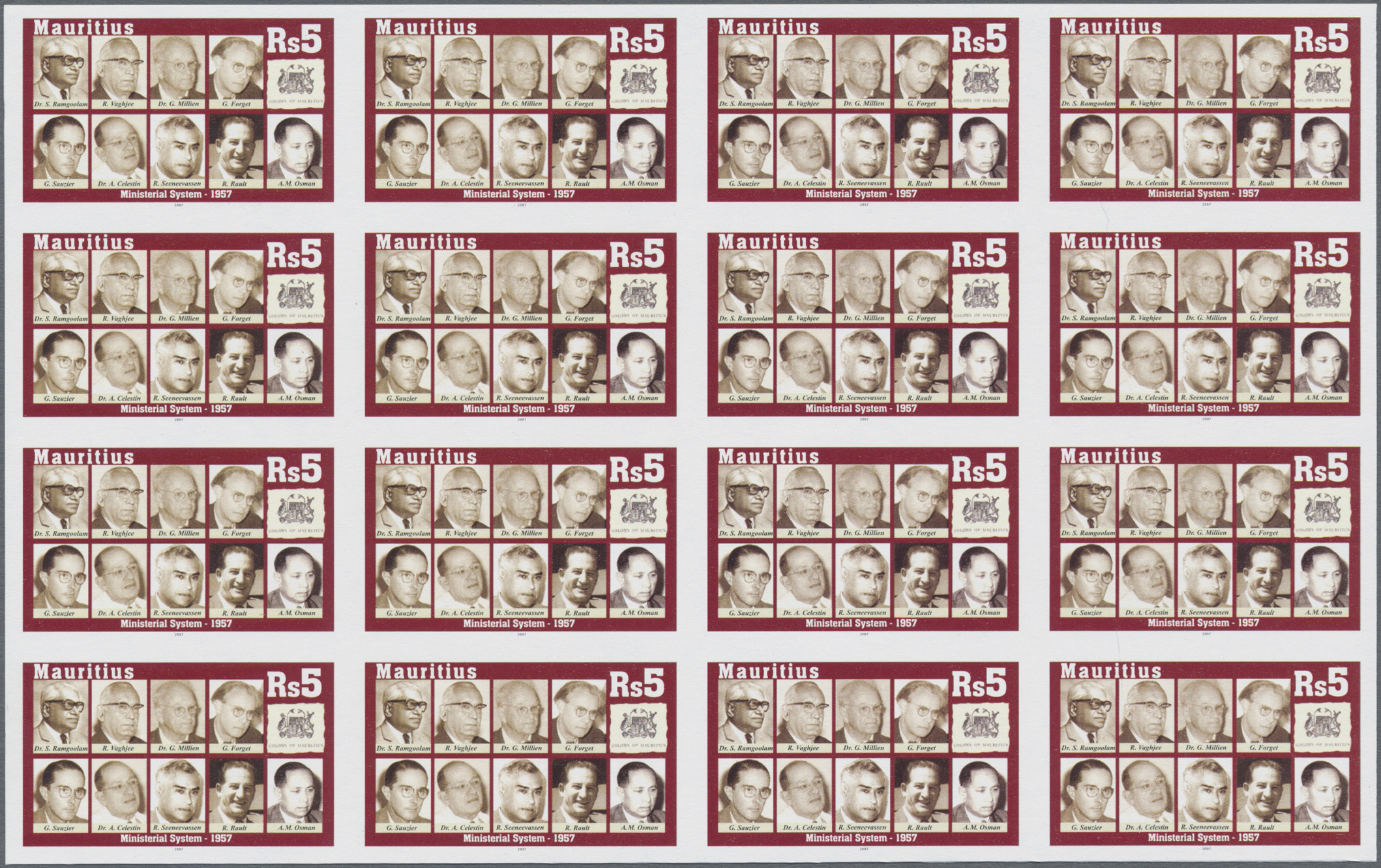 Lot 07675 - Mauritius - Auktionshaus Christoph Gärtner GmbH & Co. KG 55th AUCTION - Day 4 Lot 07675 - Mauritius - Auktionshaus Christoph Gärtner GmbH & Co. KG 55th AUCTION - Day 4