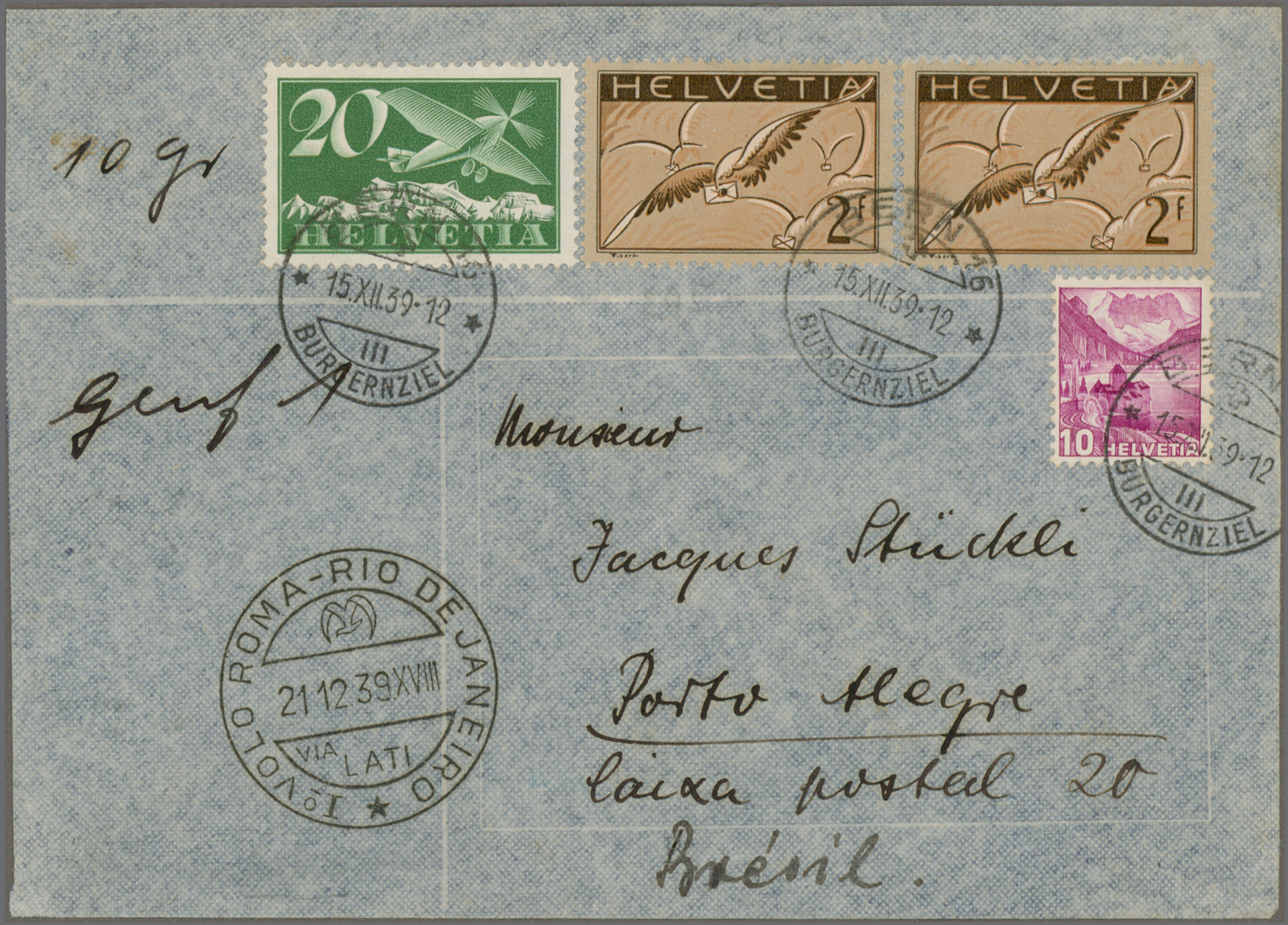 Lot 03115 - flugpost europa - Auktionshaus Christoph Gärtner GmbH & Co. KG 57th AUCTION - Day 2 Lot 03115 - flugpost europa - Auktionshaus Christoph Gärtner GmbH & Co. KG 57th AUCTION - Day 2