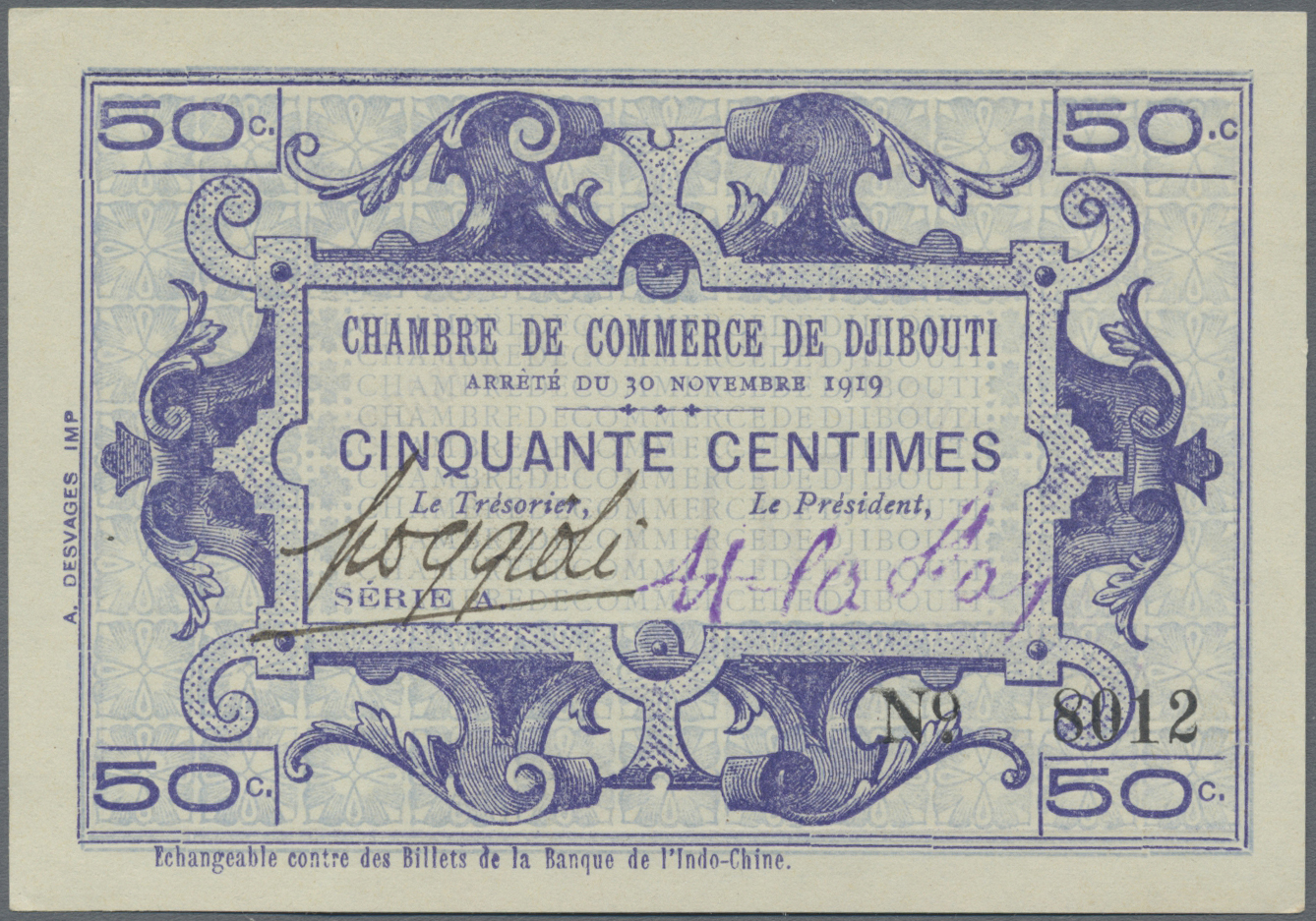 Lot 01428 - Djibouti / Dschibuti | Banknoten - Auktionshaus Christoph Gärtner GmbH & Co. KG Sale #45 Banknotes Worldwide Lot 01428 - Djibouti / Dschibuti | Banknoten - Auktionshaus Christoph Gärtner GmbH & Co. KG Sale #45 Banknotes Worldwide