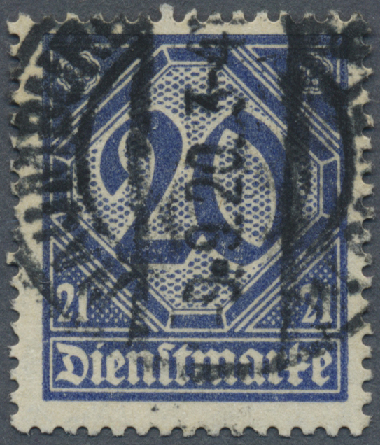 Stamp Auction Deutsches Reich Dienstmarken Auction 40 Germany