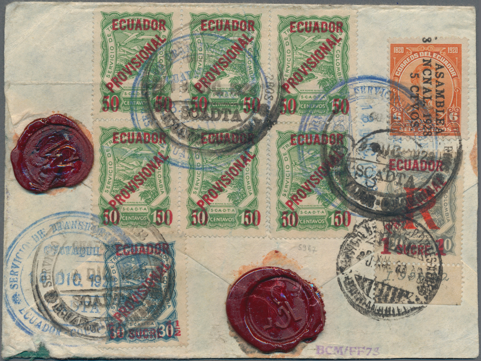 Lot 03114 - SCADTA - Ausgaben für Ecuador - Auktionshaus Christoph Gärtner GmbH & Co. KG 55th AUCTION - Day 2 Lot 03114 - SCADTA - Ausgaben für Ecuador - Auktionshaus Christoph Gärtner GmbH & Co. KG 55th AUCTION - Day 2