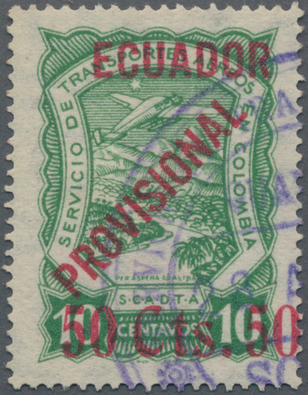Lot 03112 - SCADTA - Ausgaben für Ecuador - Auktionshaus Christoph Gärtner GmbH & Co. KG 55th AUCTION - Day 2 Lot 03112 - SCADTA - Ausgaben für Ecuador - Auktionshaus Christoph Gärtner GmbH & Co. KG 55th AUCTION - Day 2