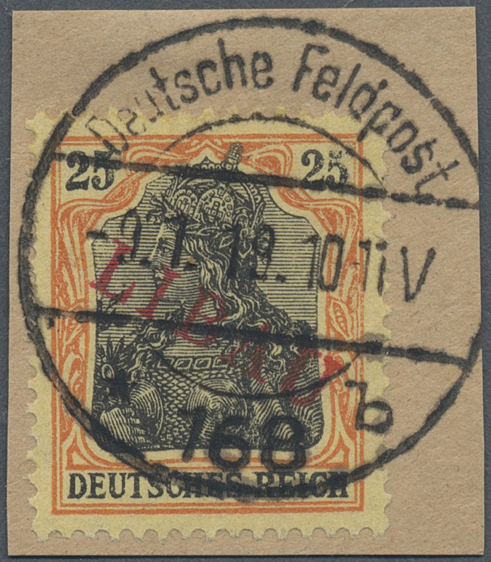 Stamp Auction - Deutsche Besetzung I. Wk: Postgebiet Ober. Ost - Libau 