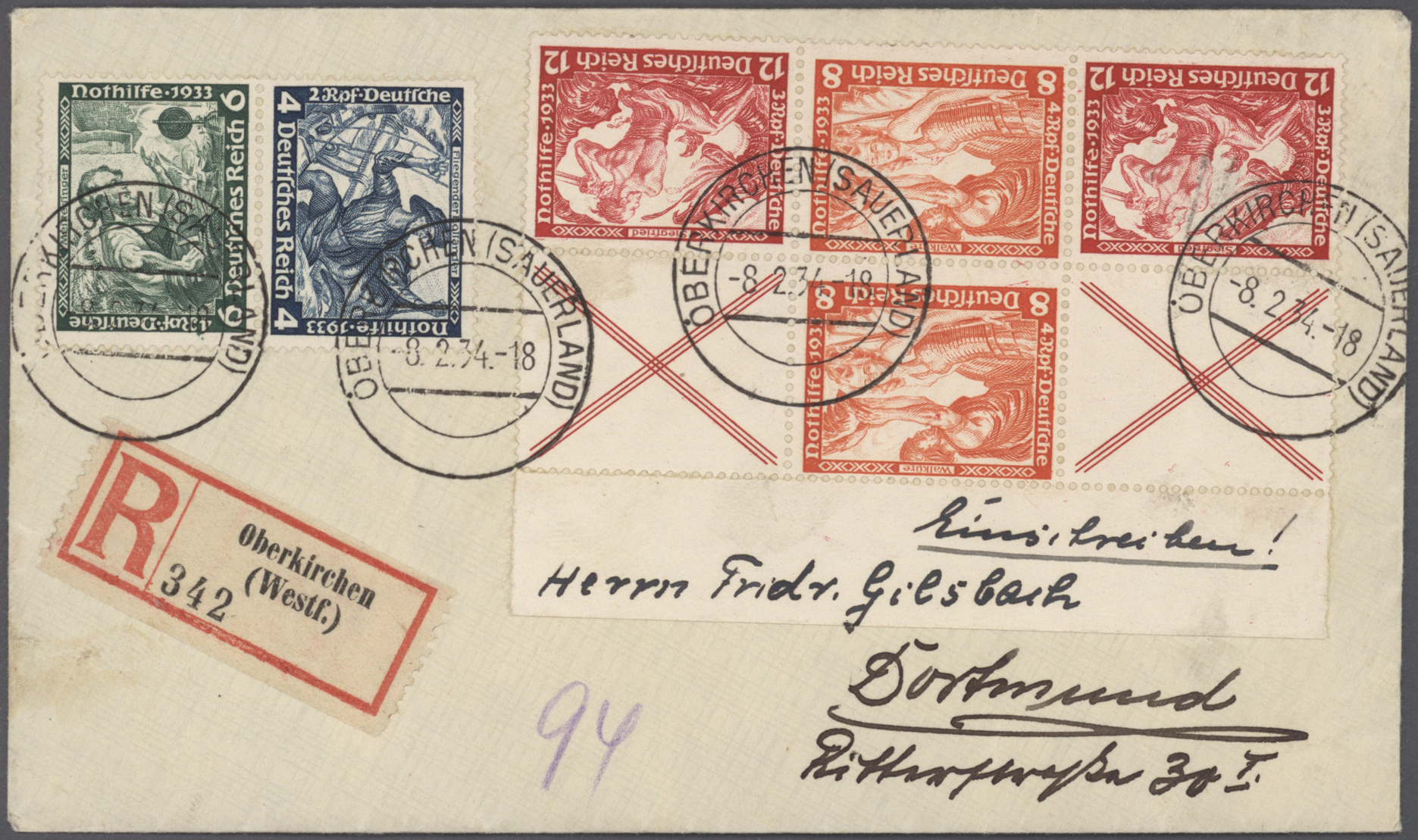 Stamp Auction Deutsches Reich 3. Reich Sale 44 Collections