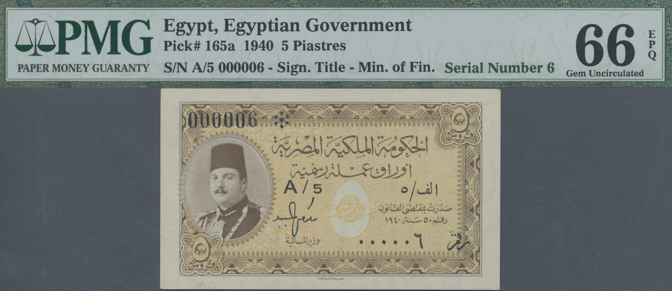 Lot 01466 - Egypt / Ägypten | Banknoten - Auktionshaus Christoph Gärtner GmbH & Co. KG Sale #45 Banknotes Worldwide Lot 01466 - Egypt / Ägypten | Banknoten - Auktionshaus Christoph Gärtner GmbH & Co. KG Sale #45 Banknotes Worldwide