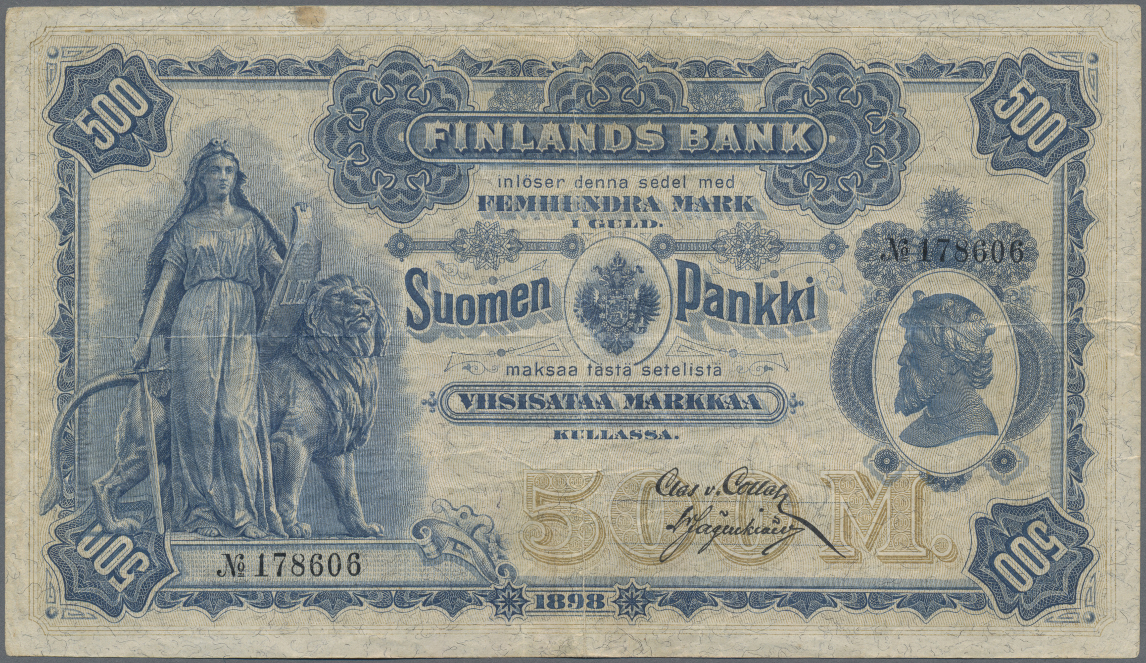 Lot 01535 - Finland / Finnland | Banknoten - Auktionshaus Christoph Gärtner GmbH & Co. KG Sale #45 Banknotes Worldwide Lot 01535 - Finland / Finnland | Banknoten - Auktionshaus Christoph Gärtner GmbH & Co. KG Sale #45 Banknotes Worldwide