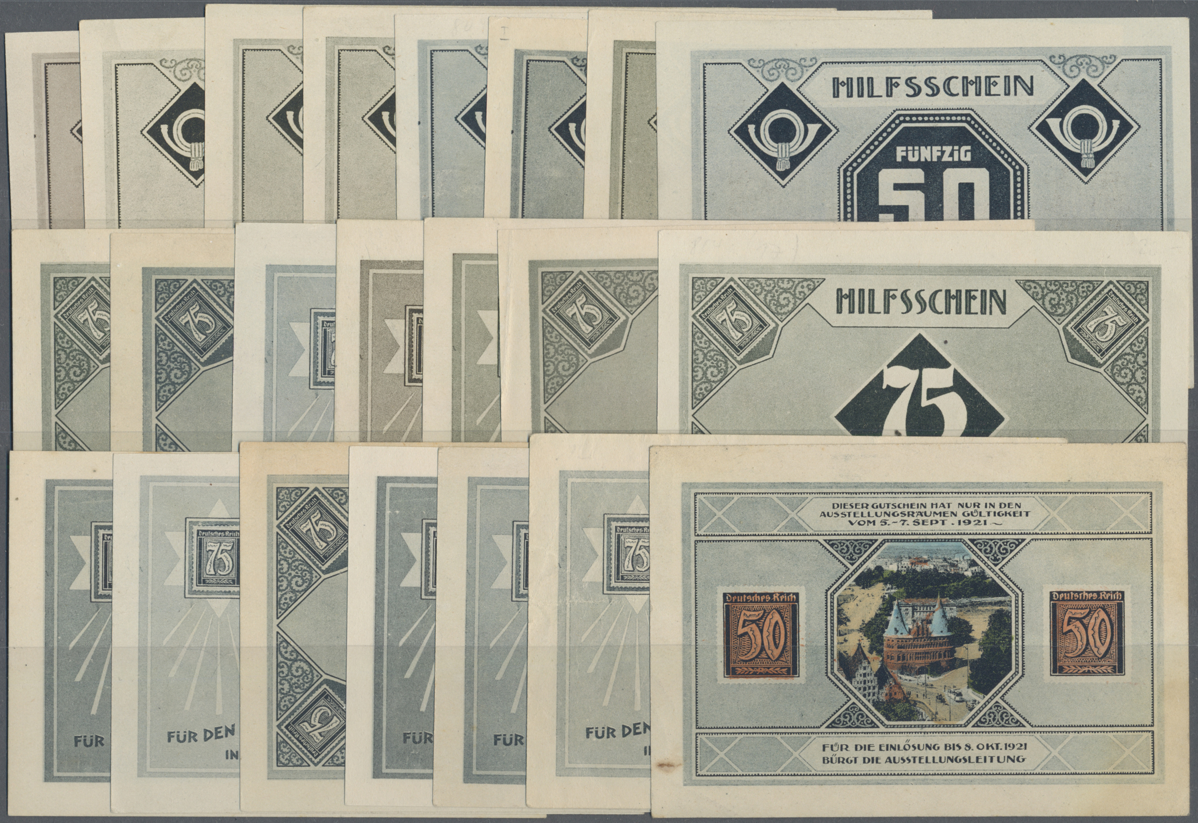 Lot 01896 - Deutschland - Notgeld - Schleswig-Holstein | Banknoten - Auktionshaus Christoph Gärtner GmbH & Co. KG 58th AUCTION - Day 1 Lot 01896 - Deutschland - Notgeld - Schleswig-Holstein | Banknoten - Auktionshaus Christoph Gärtner GmbH & Co. KG 58th AUCTION - Day 1