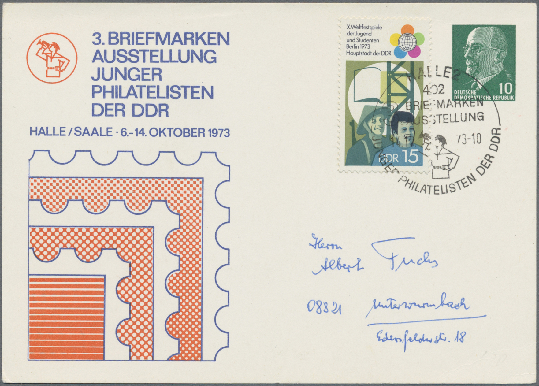 Lot 14943 - DDR - Privatganzsachen - Auktionshaus Christoph Gärtner GmbH & Co. KG 58th AUCTION - Day 5 Lot 14943 - DDR - Privatganzsachen - Auktionshaus Christoph Gärtner GmbH & Co. KG 58th AUCTION - Day 5