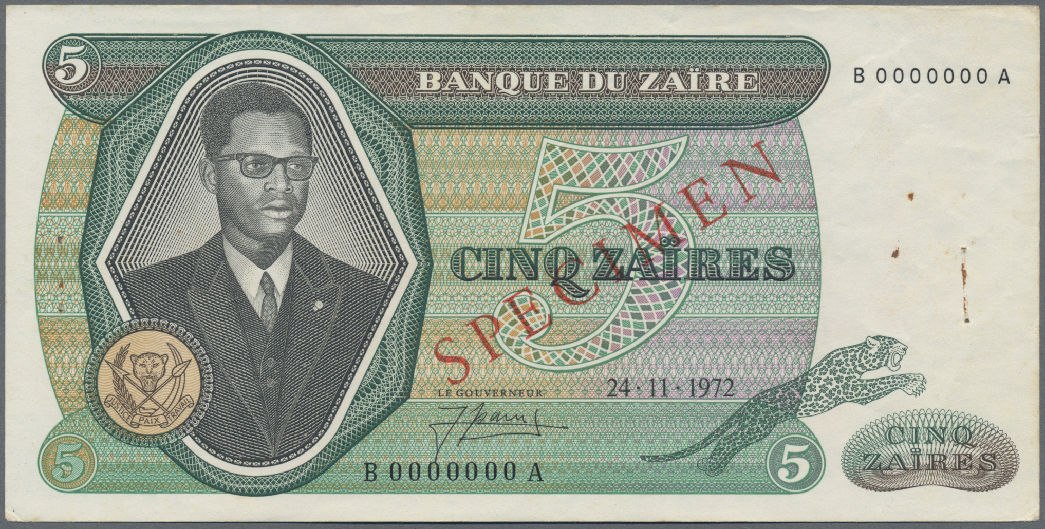 Lot 02922 - Zaire | Banknoten - Auktionshaus Christoph Gärtner GmbH & Co. KG Sale #45 Banknotes Worldwide Lot 02922 - Zaire | Banknoten - Auktionshaus Christoph Gärtner GmbH & Co. KG Sale #45 Banknotes Worldwide