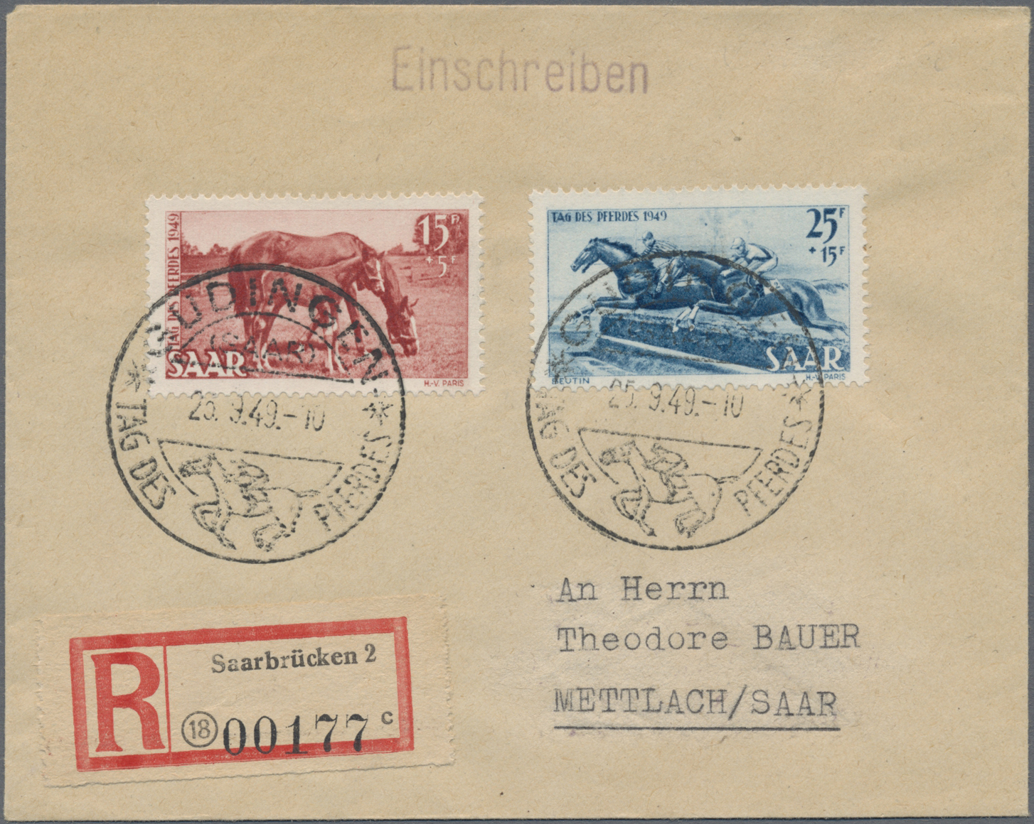 Lot 06528 - Saarland (1947/56) - Auktionshaus Christoph Gärtner GmbH & Co. KG 58th AUCTION - Day 2 Lot 06528 - Saarland (1947/56) - Auktionshaus Christoph Gärtner GmbH & Co. KG 58th AUCTION - Day 2