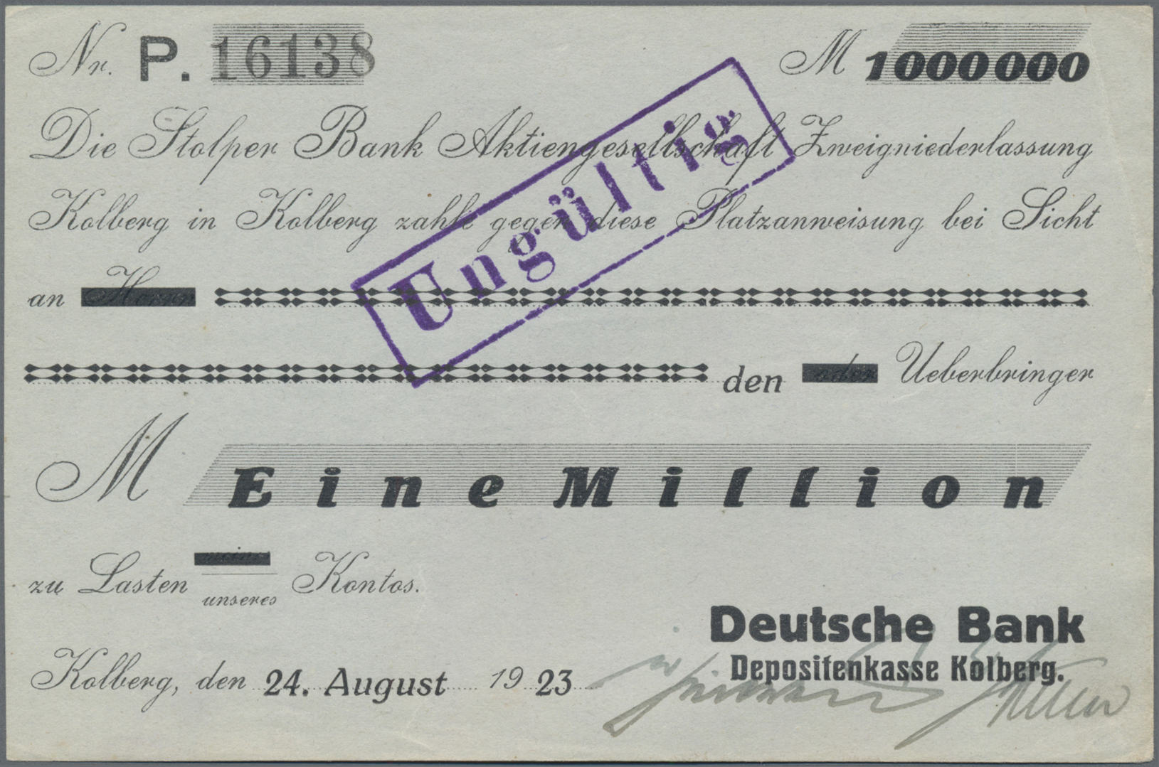 Lot 01907 - Deutschland - Notgeld - Ehemalige Ostgebiete | Banknoten - Auktionshaus Christoph Gärtner GmbH & Co. KG 58th AUCTION - Day 1 Lot 01907 - Deutschland - Notgeld - Ehemalige Ostgebiete | Banknoten - Auktionshaus Christoph Gärtner GmbH & Co. KG 58th AUCTION - Day 1