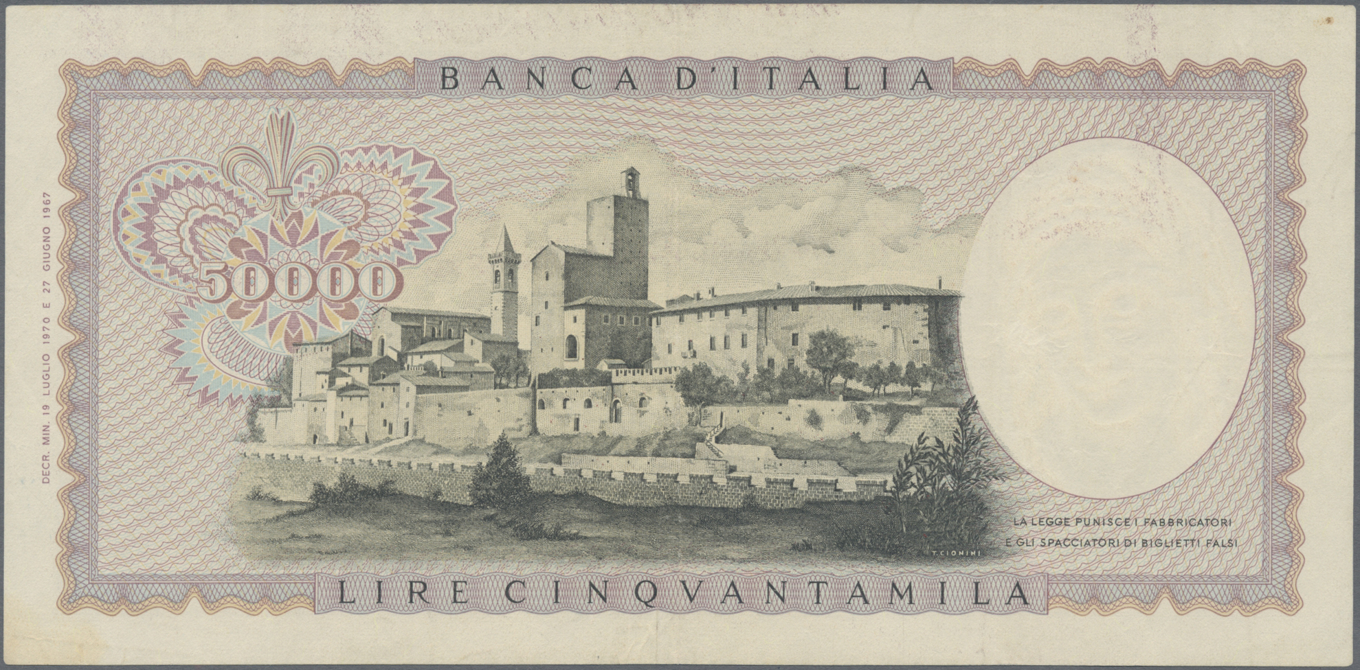 Lot 1398 - Italy / Italien | Banknoten  -  Auktionshaus Christoph Gärtner GmbH & Co. KG 58th AUCTION - Day 1