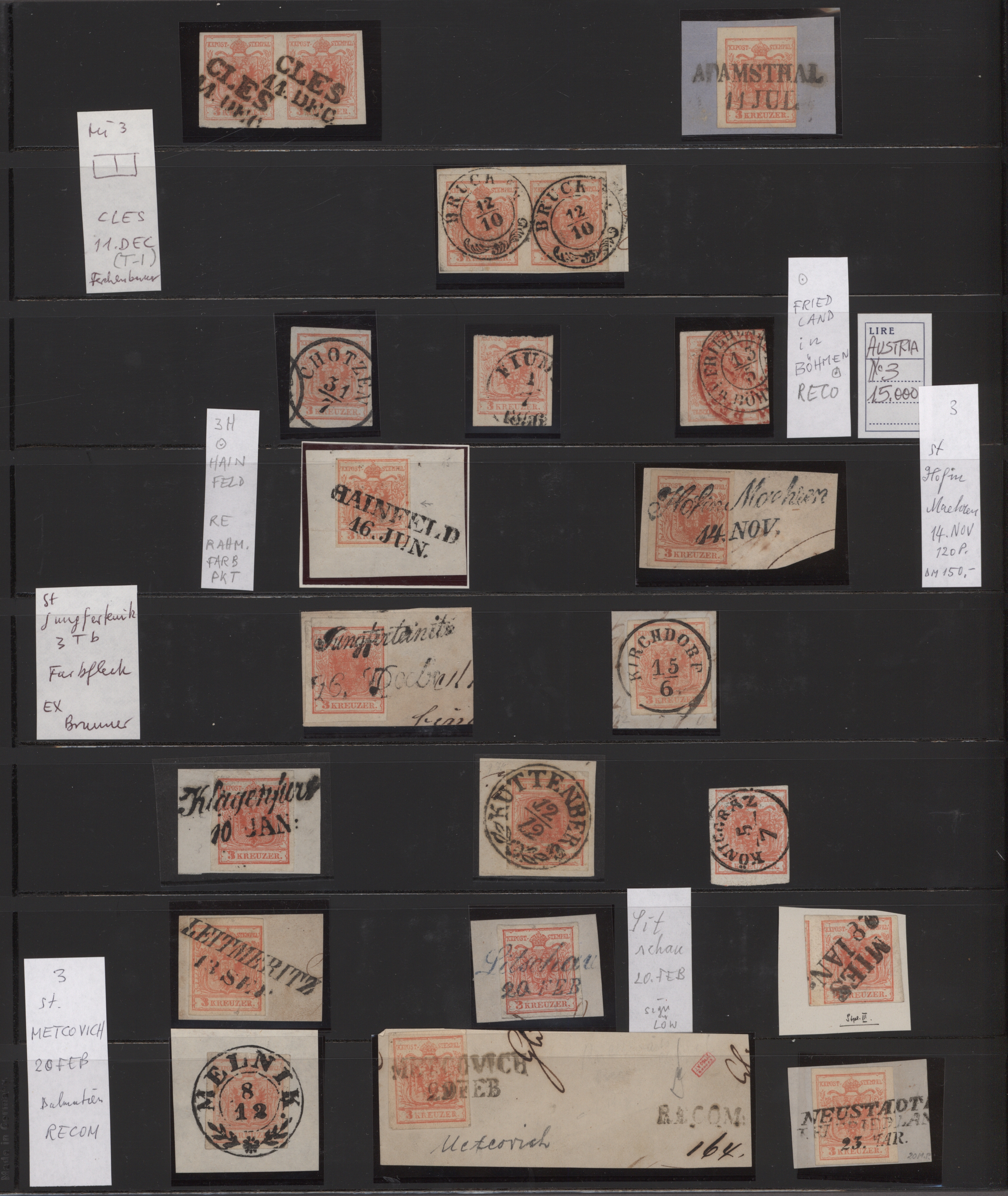 Lot 09015 - Österreich - Stempel  -  Auktionshaus Christoph Gärtner GmbH & Co. KG 57th AUCTION - Day 4