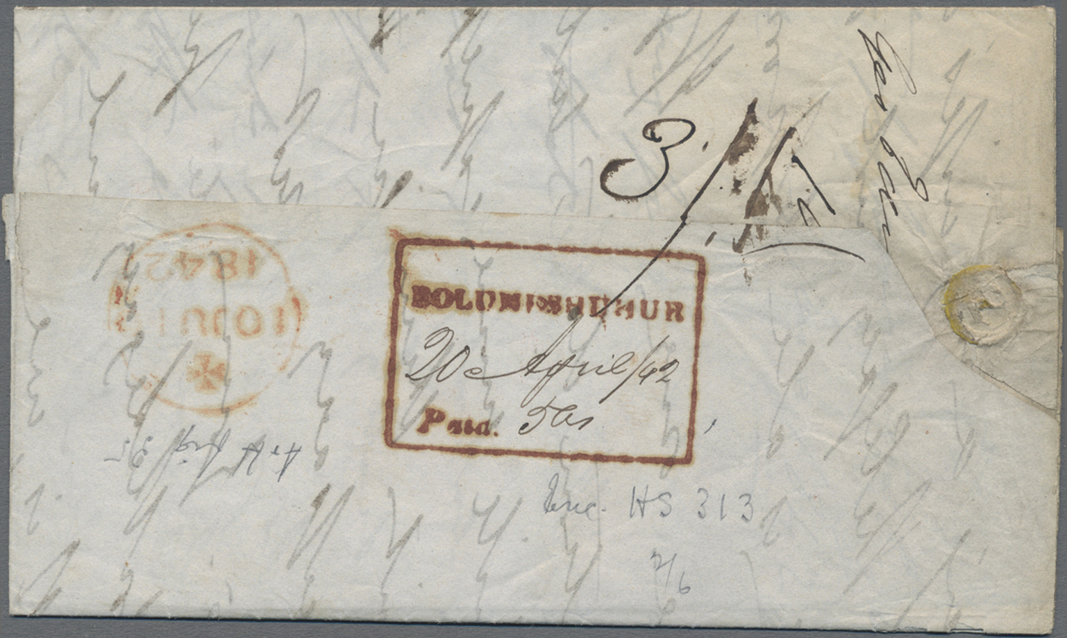 Lot 02207 - Indien - Vorphilatelie  -  Auktionshaus Christoph Gärtner GmbH & Co. KG 57th AUCTION - Day 2