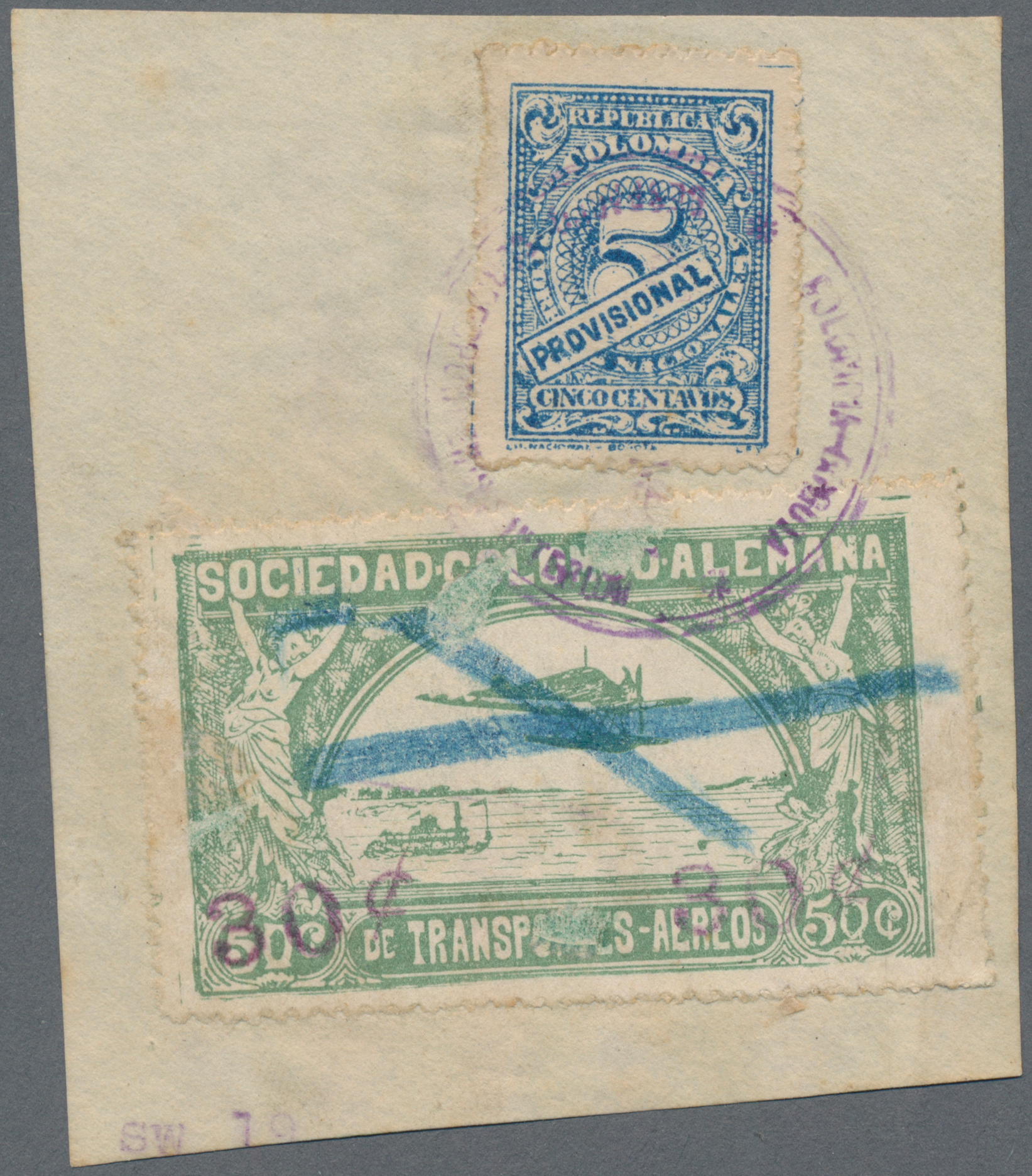 Lot 03093 - SCADTA - Ausgaben für Kolumbien - Auktionshaus Christoph Gärtner GmbH & Co. KG 55th AUCTION - Day 2 Lot 03093 - SCADTA - Ausgaben für Kolumbien - Auktionshaus Christoph Gärtner GmbH & Co. KG 55th AUCTION - Day 2