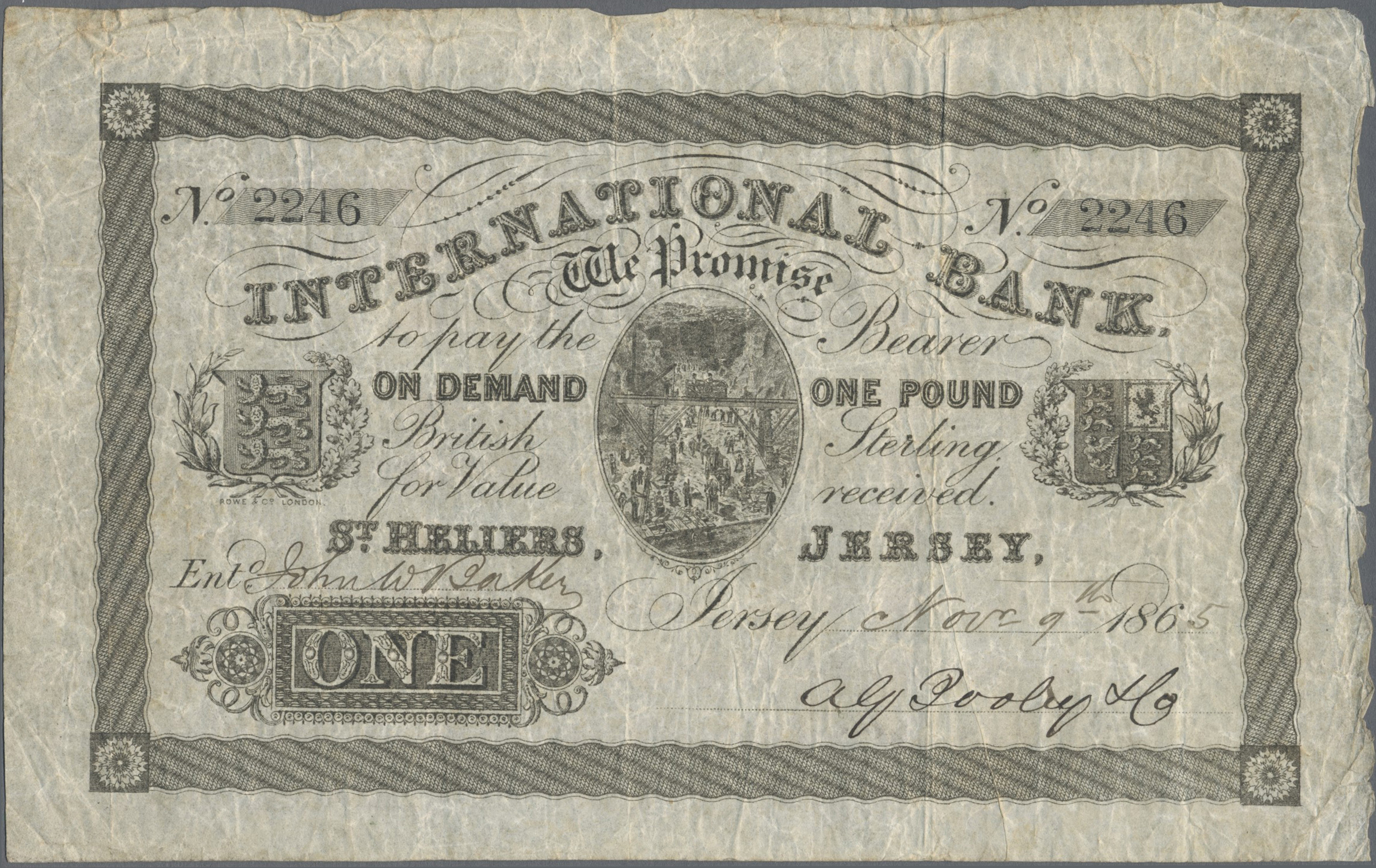 Lot 01428 - Jersey | Banknoten - Auktionshaus Christoph Gärtner GmbH & Co. KG 58th AUCTION - Day 1 Lot 01428 - Jersey | Banknoten - Auktionshaus Christoph Gärtner GmbH & Co. KG 58th AUCTION - Day 1