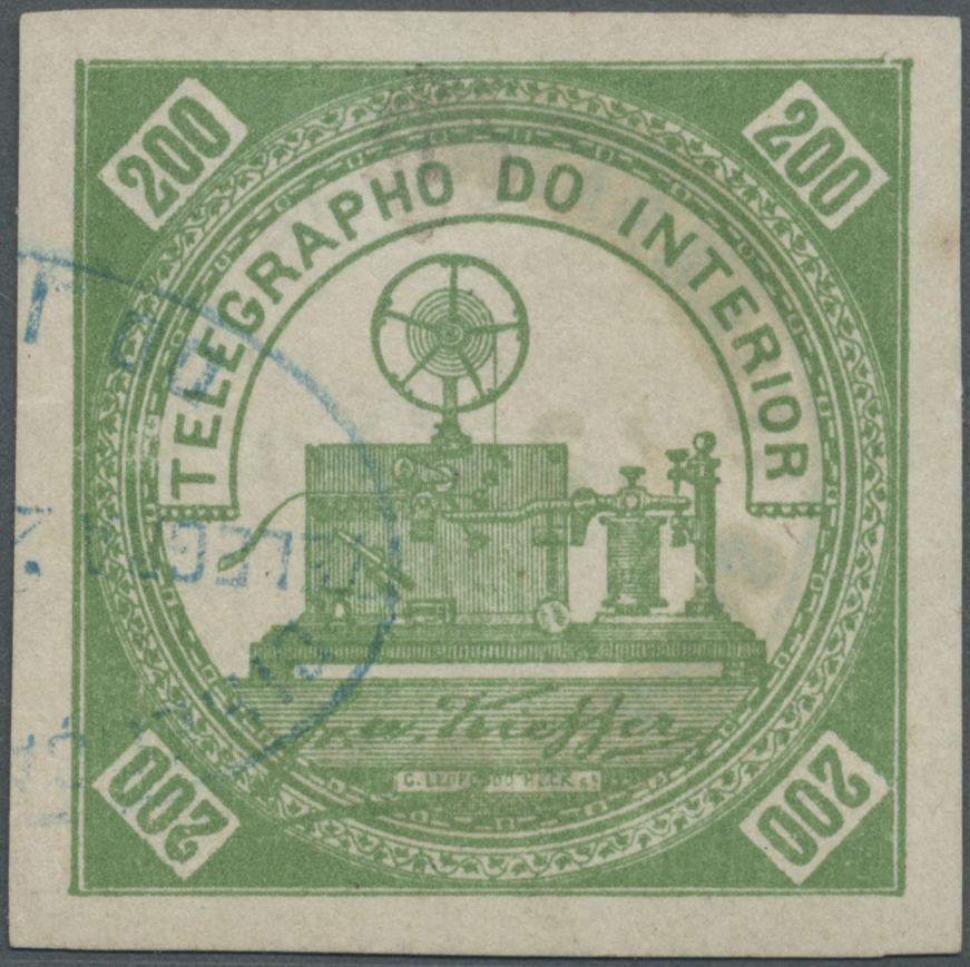 Lot 556 - Brasilien - Telegrafenmarken  -  Auktionshaus Christoph Gärtner GmbH & Co. KG International Rarities - Volume 25
