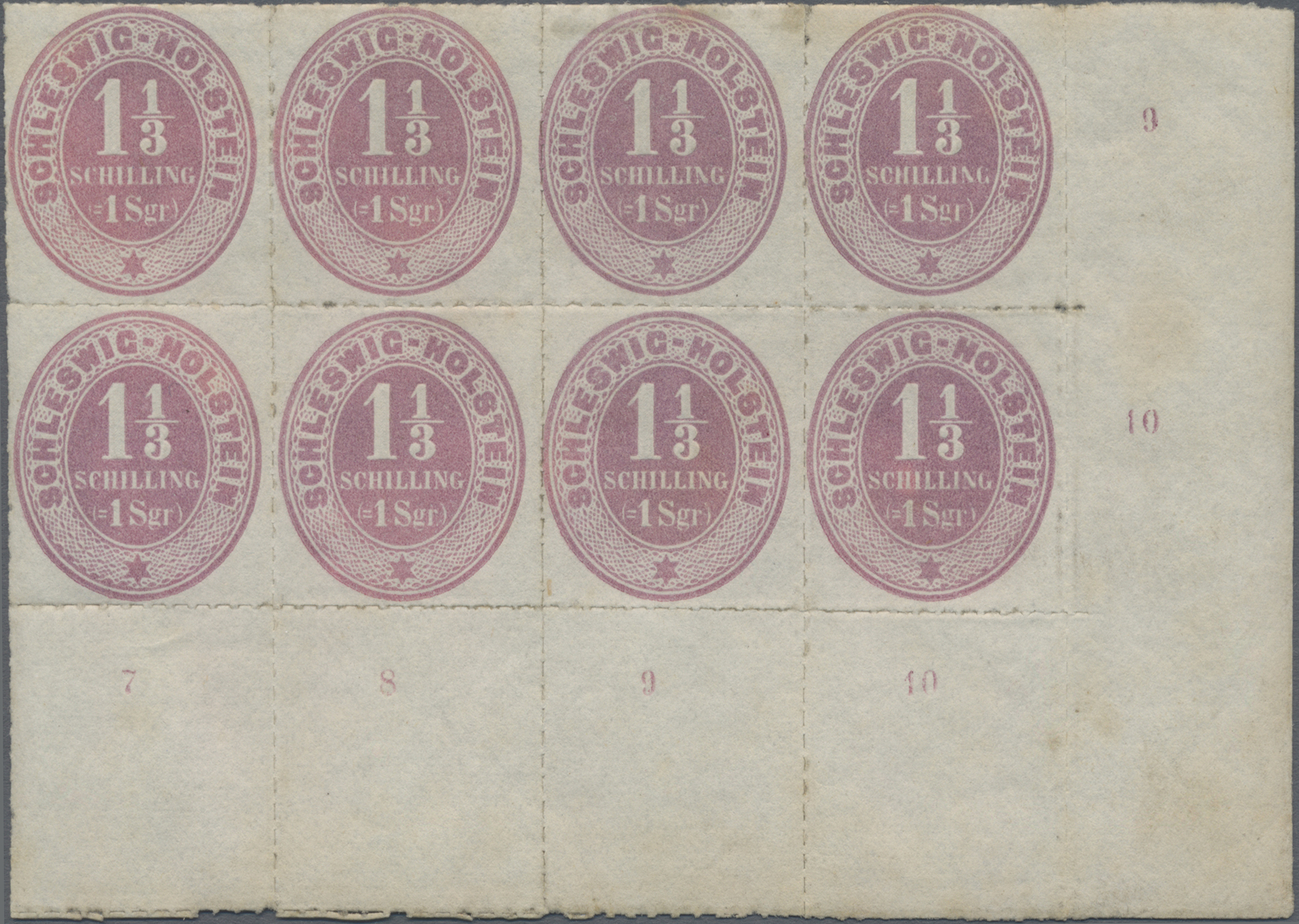 Lot 04471 - Schleswig-Holstein - Marken und Briefe - Auktionshaus Christoph Gärtner GmbH & Co. KG 58th AUCTION - Day 2 Lot 04471 - Schleswig-Holstein - Marken und Briefe - Auktionshaus Christoph Gärtner GmbH & Co. KG 58th AUCTION - Day 2