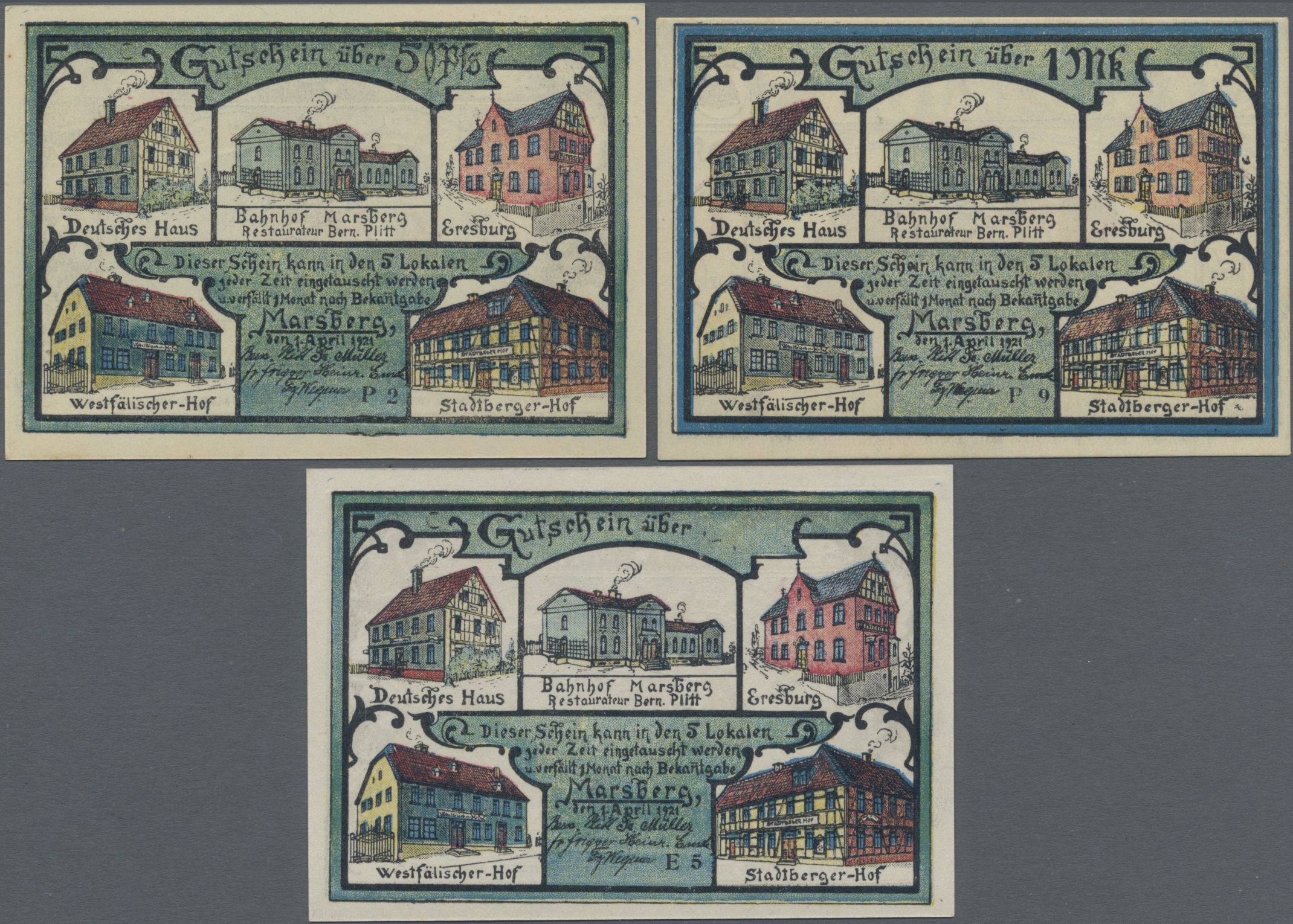 Lot 00835 - Deutschland - Notgeld - Westfalen | Banknoten - Auktionshaus Christoph Gärtner GmbH & Co. KG 56th AUCTION - Day 1 Lot 00835 - Deutschland - Notgeld - Westfalen | Banknoten - Auktionshaus Christoph Gärtner GmbH & Co. KG 56th AUCTION - Day 1