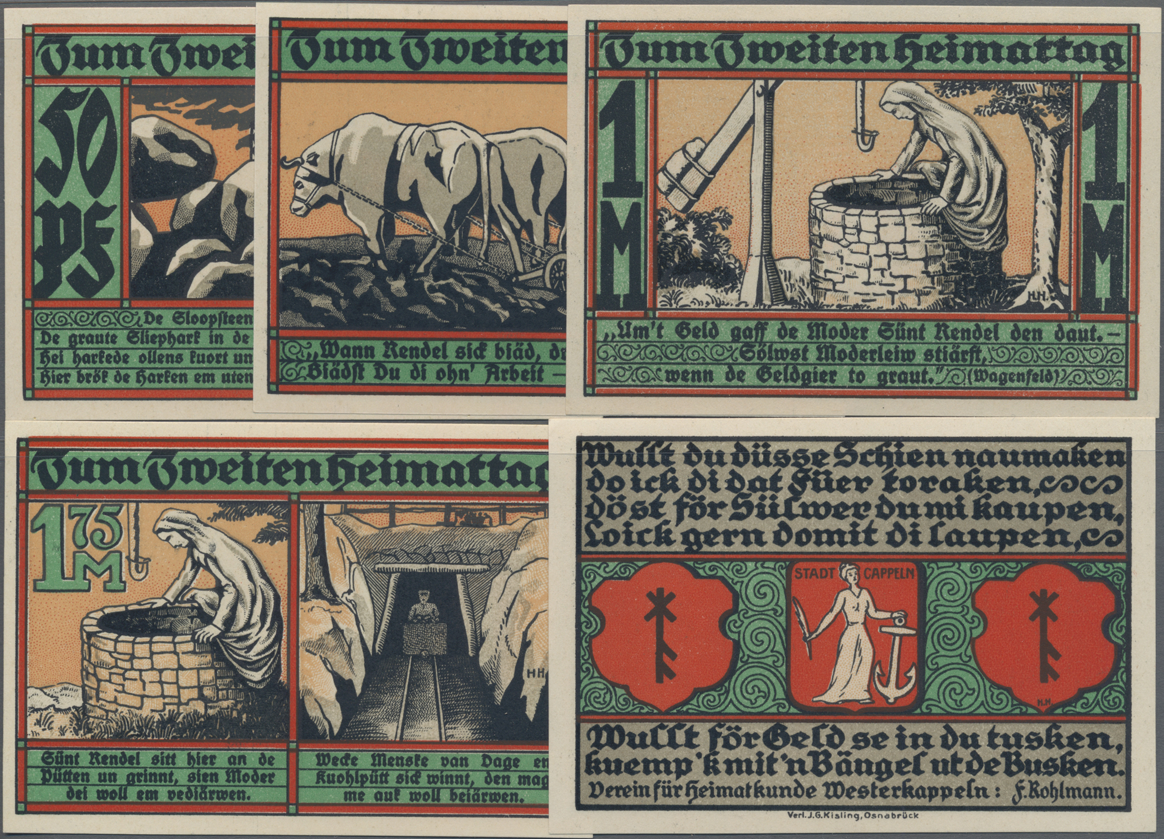 Lot 00842 - Deutschland - Notgeld - Westfalen | Banknoten - Auktionshaus Christoph Gärtner GmbH & Co. KG 56th AUCTION - Day 1 Lot 00842 - Deutschland - Notgeld - Westfalen | Banknoten - Auktionshaus Christoph Gärtner GmbH & Co. KG 56th AUCTION - Day 1