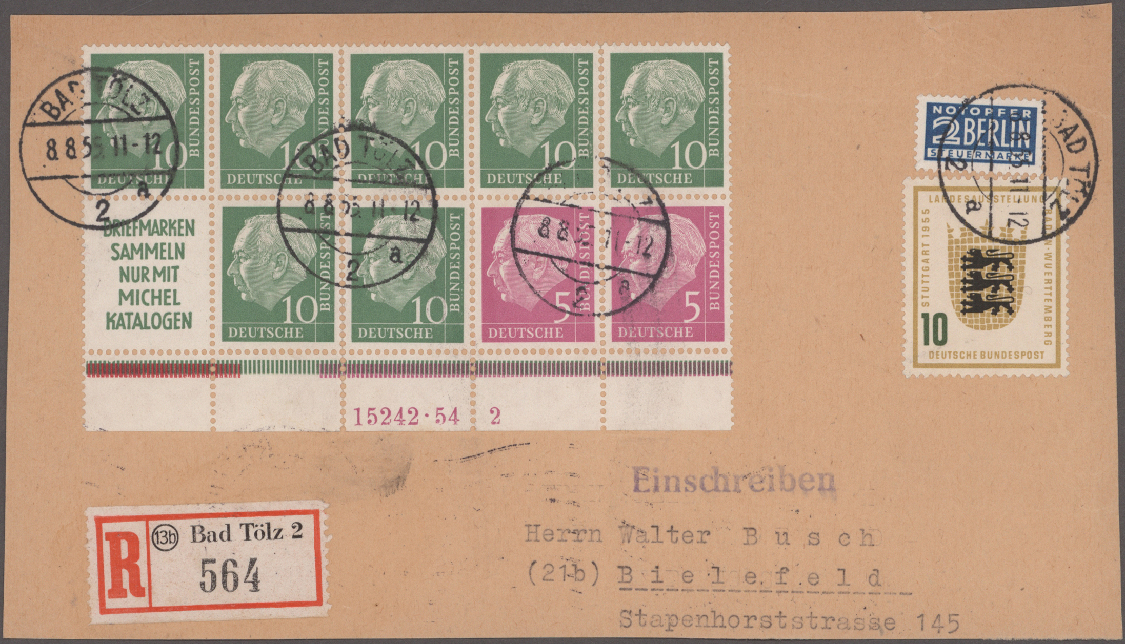 Lot 14968 - bundesrepublik und berlin - Auktionshaus Christoph Gärtner GmbH & Co. KG 58th AUCTION - Day 5 Lot 14968 - bundesrepublik und berlin - Auktionshaus Christoph Gärtner GmbH & Co. KG 58th AUCTION - Day 5