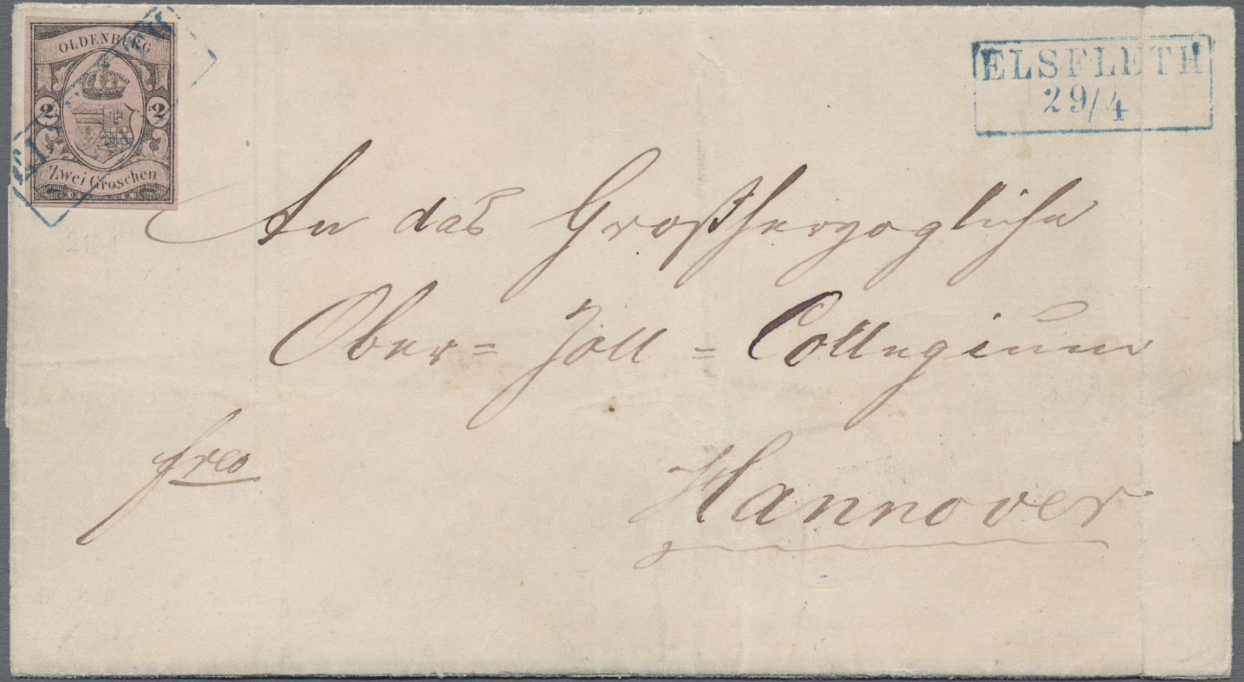 Lot 445 - Oldenburg - Marken und Briefe - Auction #211 Lot 445 - Oldenburg - Marken und Briefe - Auction #211