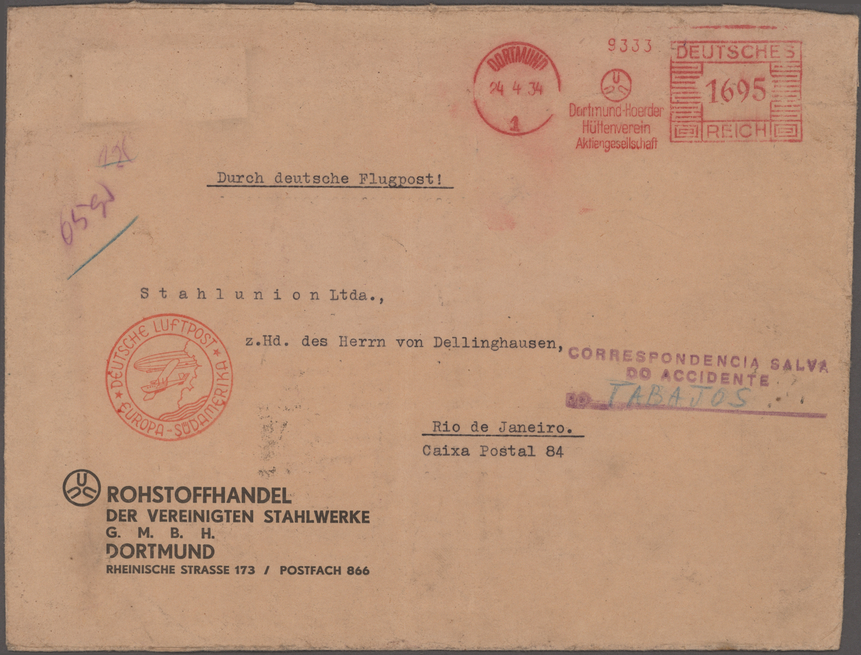 Lot 03182 - katastrophenpost - Auktionshaus Christoph Gärtner GmbH & Co. KG 57th AUCTION - Day 2 Lot 03182 - katastrophenpost - Auktionshaus Christoph Gärtner GmbH & Co. KG 57th AUCTION - Day 2