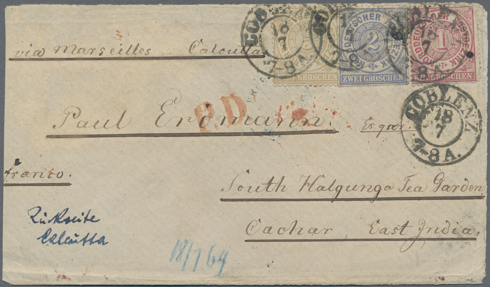 Lot 636 - Norddeutscher Bund - Marken und Briefe - Auktionshaus Edgar Mohrmann & Co. Internat. Briefmarken-Auktionen GmhH Auction #211 Lot 636 - Norddeutscher Bund - Marken und Briefe - Auktionshaus Edgar Mohrmann & Co. Internat. Briefmarken-Auktionen GmhH Auction #211