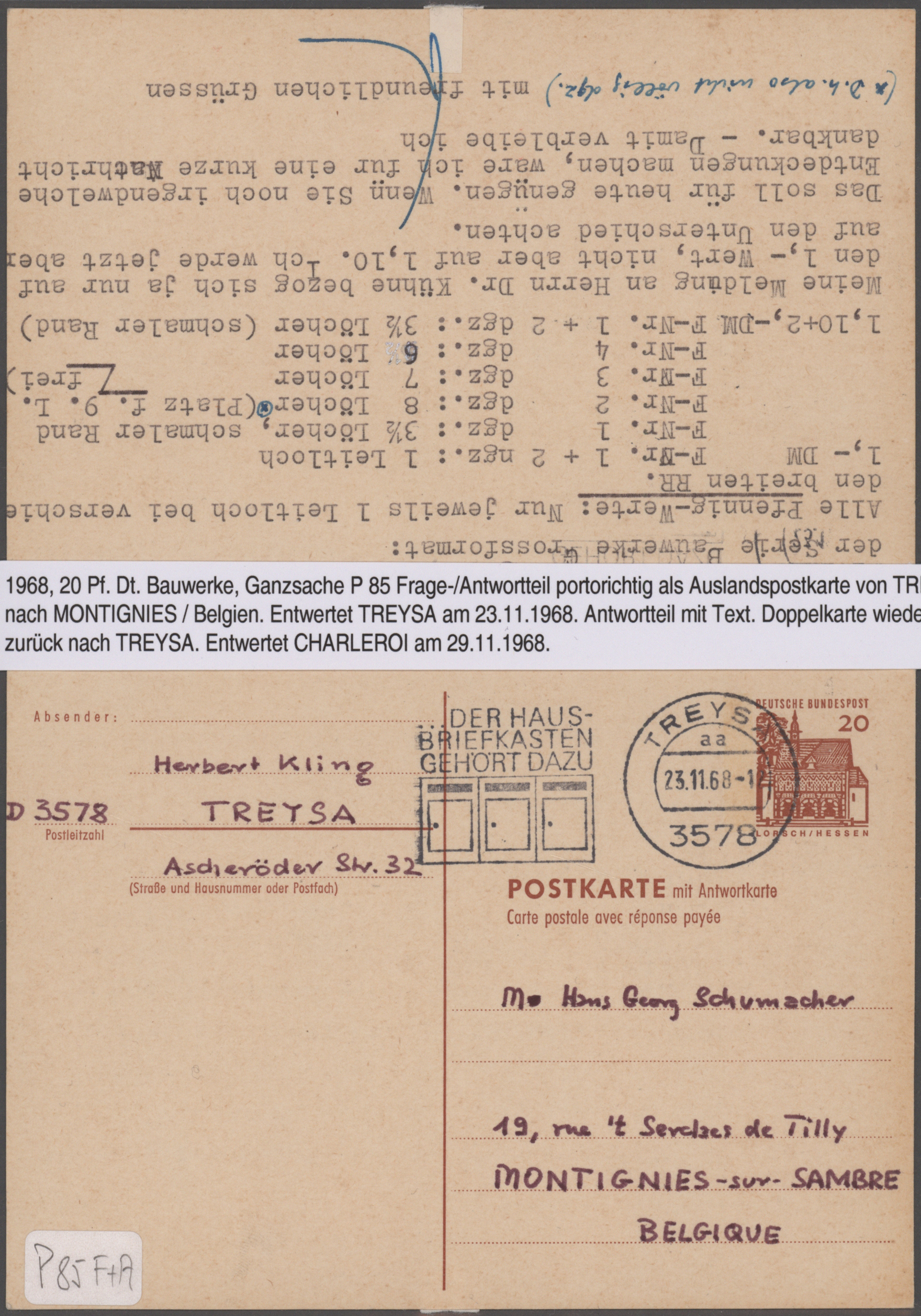 Lot 12076 - Bundesrepublik - Ganzsachen - Auktionshaus Christoph Gärtner GmbH & Co. KG 57th AUCTION - Day 5 Lot 12076 - Bundesrepublik - Ganzsachen - Auktionshaus Christoph Gärtner GmbH & Co. KG 57th AUCTION - Day 5