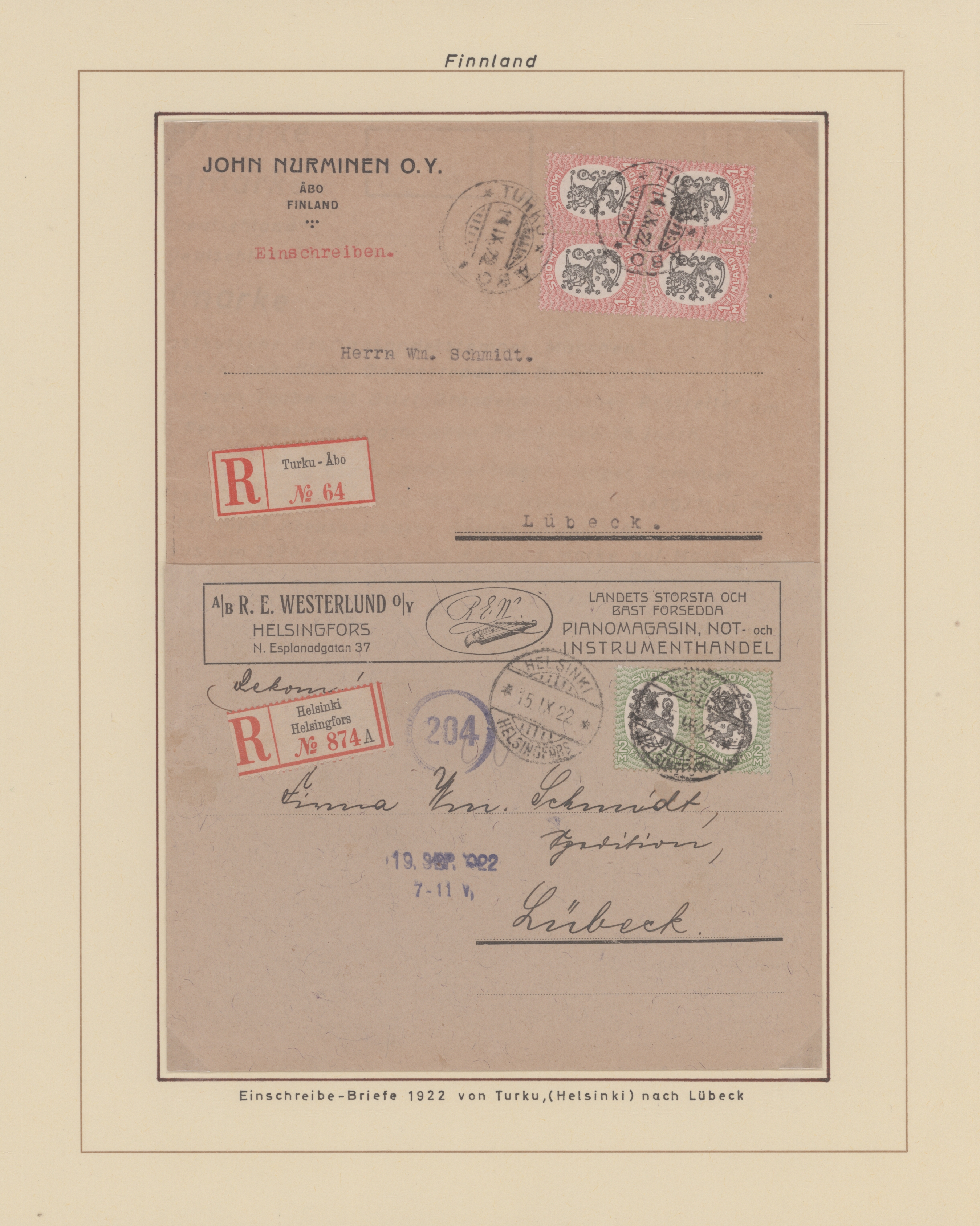 Lot 09063 - Finnland  -  Auktionshaus Christoph Gärtner GmbH & Co. KG 56th AUCTION - Day 4