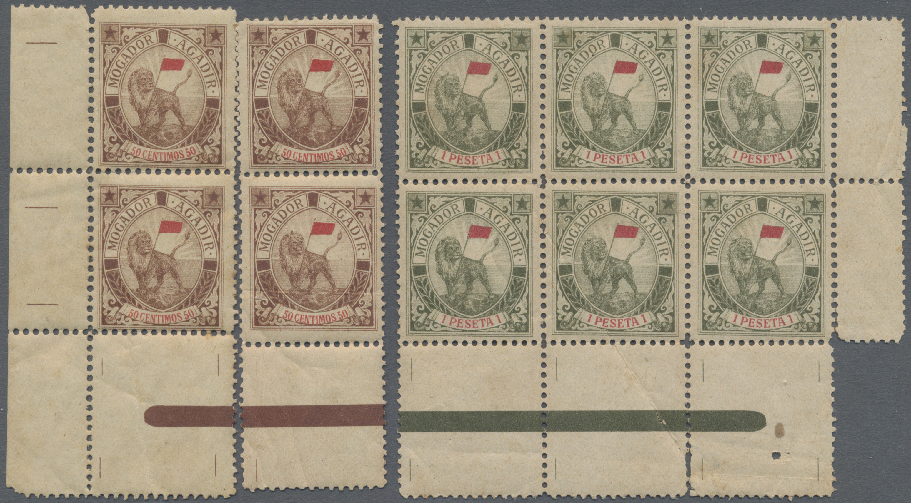 Lot 02176 - Marokko - Scherifische Post - Auktionshaus Christoph Gärtner GmbH & Co. KG 58th AUCTION - Day 2 Lot 02176 - Marokko - Scherifische Post - Auktionshaus Christoph Gärtner GmbH & Co. KG 58th AUCTION - Day 2
