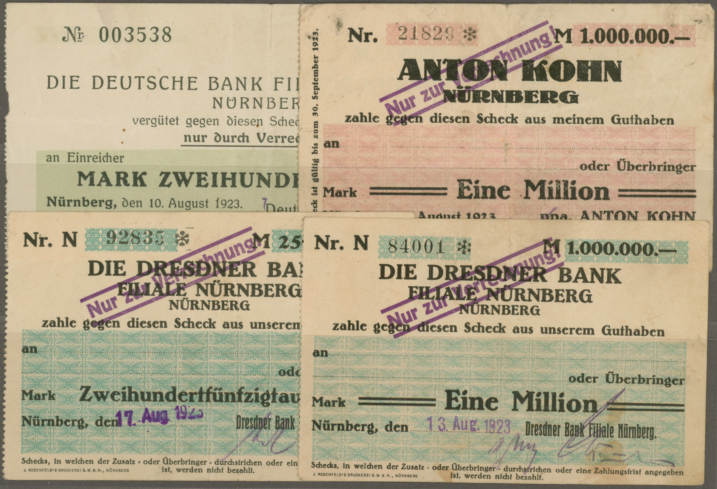 Lot 00387 - Deutschland - Notgeld - Bayern | Banknoten  -  Auktionshaus Christoph Gärtner GmbH & Co. KG 57th AUCTION - Day 1