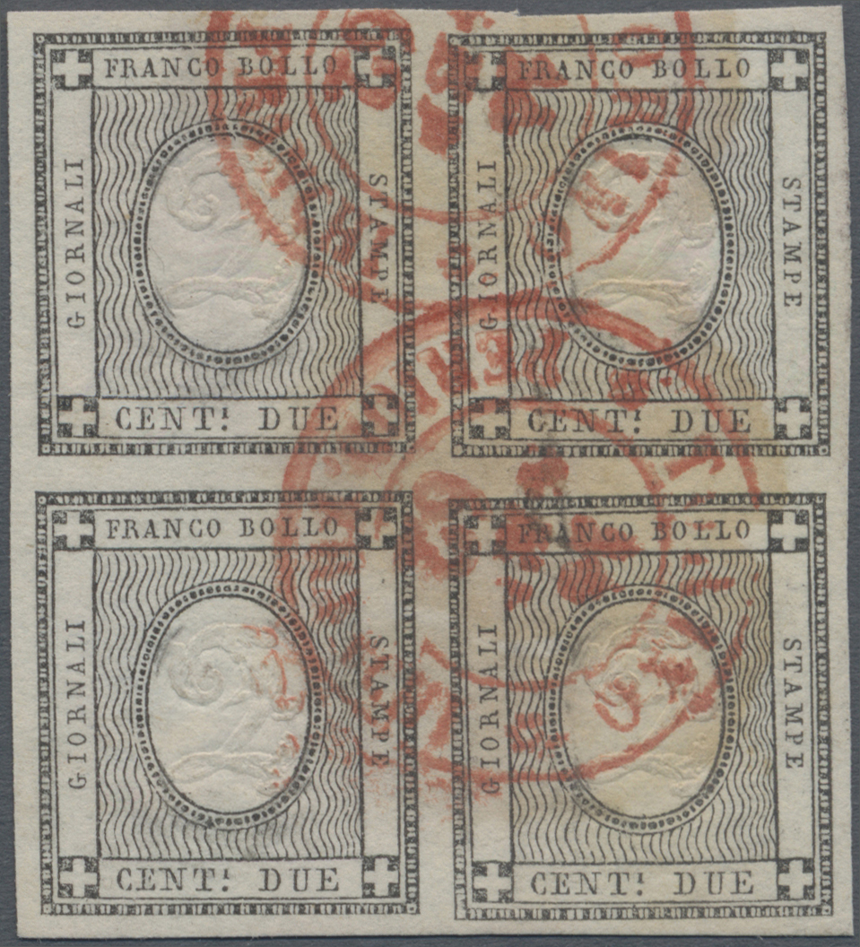 Lot 00008 - Italien - Altitalienische Staaten: Sardinien  -  Auktionshaus Christoph Gärtner GmbH & Co. KG Intenational Rarities and contains lots from the collection of Peter Zgonc