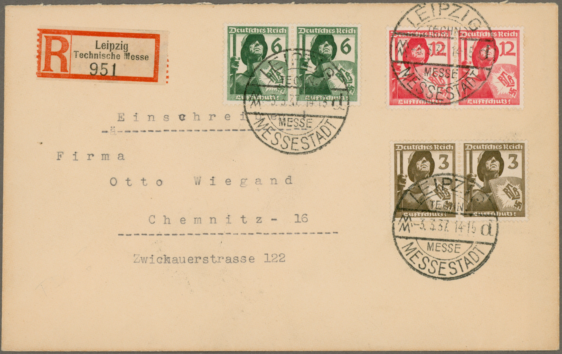 Lot 05232 - Deutsches Reich - 3. Reich - Auktionshaus Christoph Gärtner GmbH & Co. KG 57th AUCTION - Day 3 Lot 05232 - Deutsches Reich - 3. Reich - Auktionshaus Christoph Gärtner GmbH & Co. KG 57th AUCTION - Day 3