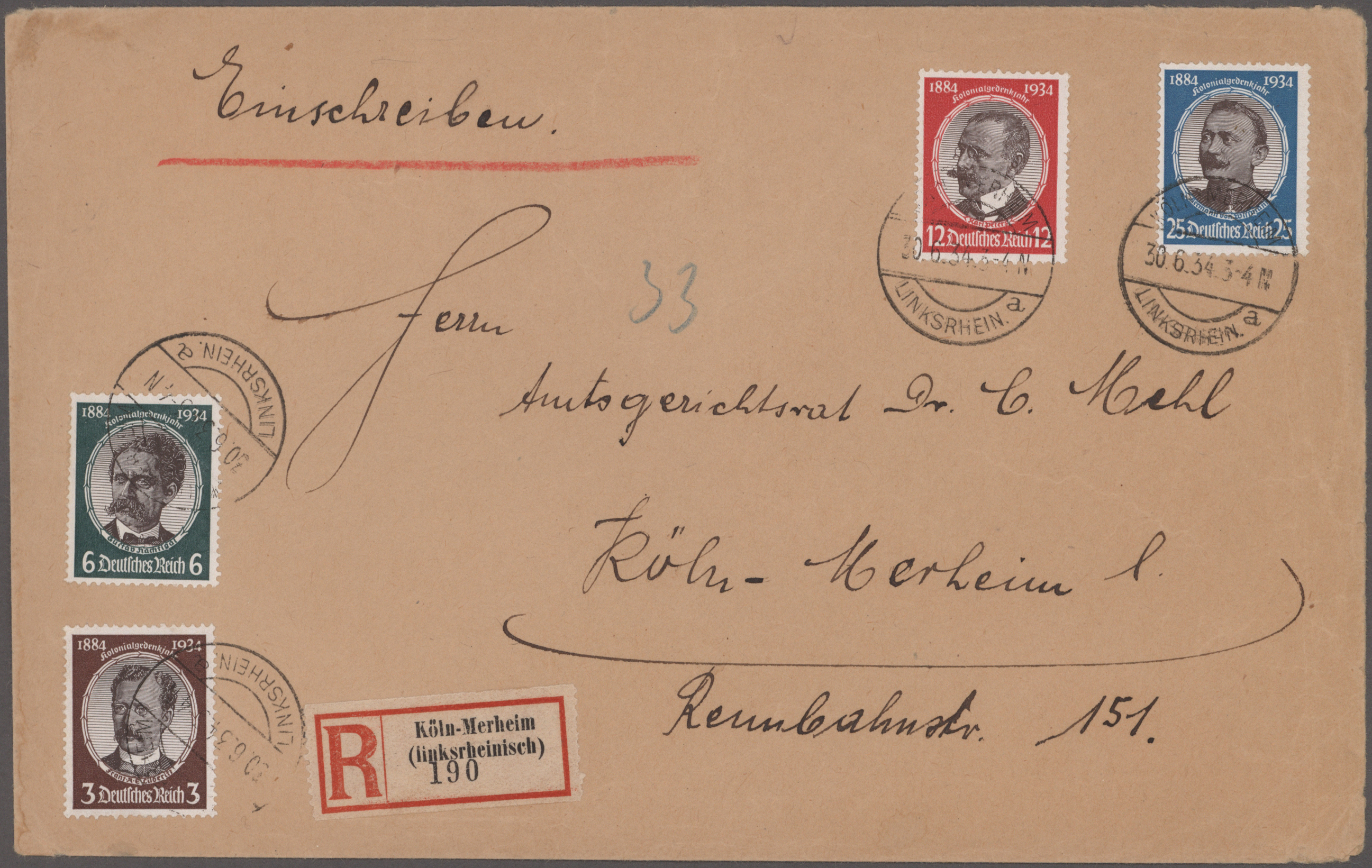 Lot 10689 - Deutsches Reich - 3. Reich  -  Auktionshaus Christoph Gärtner GmbH & Co. KG 57th AUCTION - Day 5