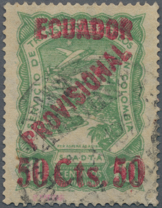 Lot 03111 - SCADTA - Ausgaben für Ecuador - Auktionshaus Christoph Gärtner GmbH & Co. KG 55th AUCTION - Day 2 Lot 03111 - SCADTA - Ausgaben für Ecuador - Auktionshaus Christoph Gärtner GmbH & Co. KG 55th AUCTION - Day 2