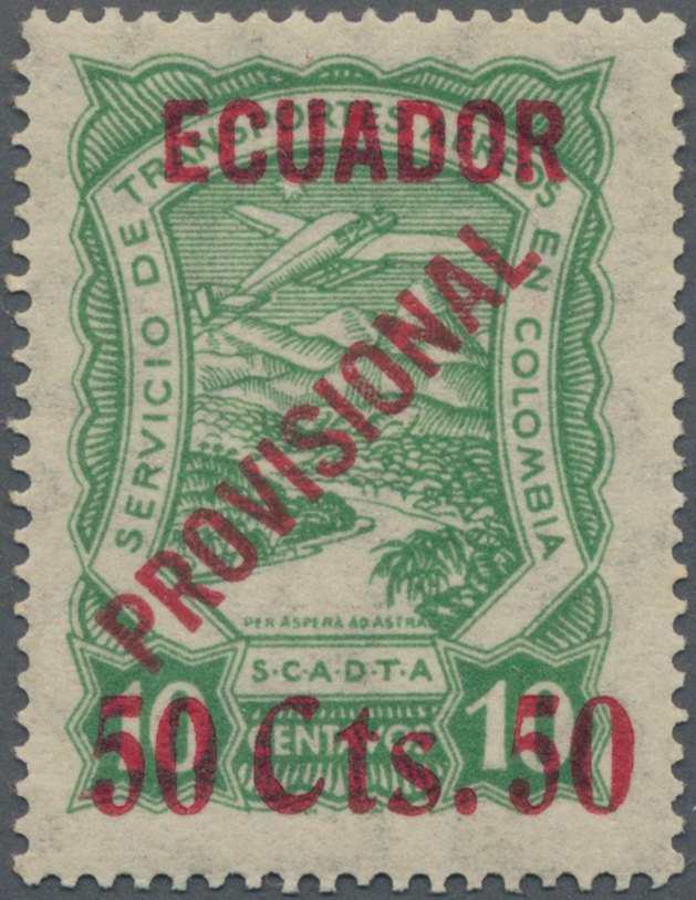 Lot 03108 - SCADTA - Ausgaben für Ecuador - Auktionshaus Christoph Gärtner GmbH & Co. KG 55th AUCTION - Day 2 Lot 03108 - SCADTA - Ausgaben für Ecuador - Auktionshaus Christoph Gärtner GmbH & Co. KG 55th AUCTION - Day 2