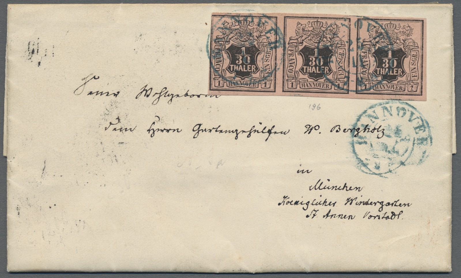 Lot 371 - Hannover - Marken und Briefe  -   Auction #211