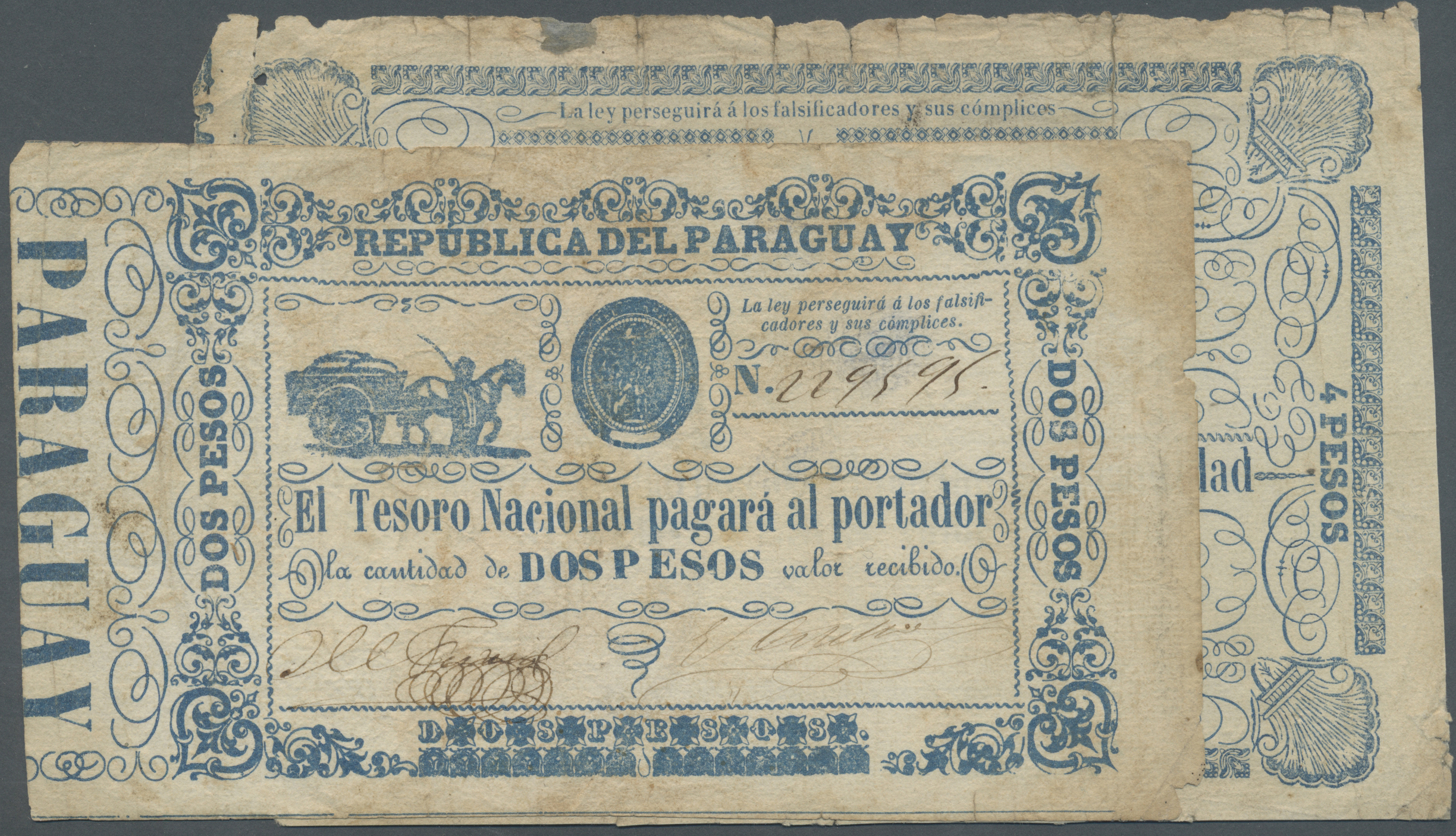 Lot 334 - Paraguay | Banknoten  -  Auktionshaus Christoph Gärtner GmbH & Co. KG 52nd Auction - Day 1