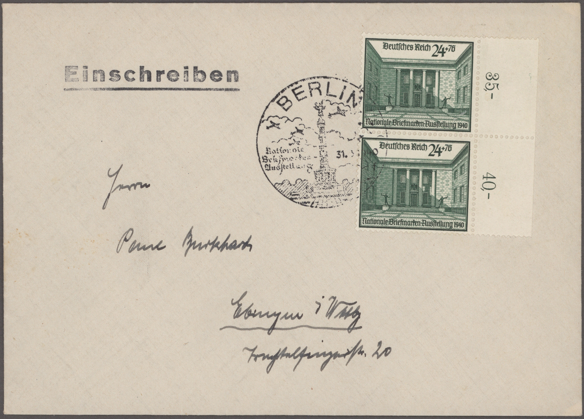 Lot 10715 - Deutsches Reich - 3. Reich - Auktionshaus Christoph Gärtner GmbH & Co. KG 57th AUCTION - Day 5 Lot 10715 - Deutsches Reich - 3. Reich - Auktionshaus Christoph Gärtner GmbH & Co. KG 57th AUCTION - Day 5